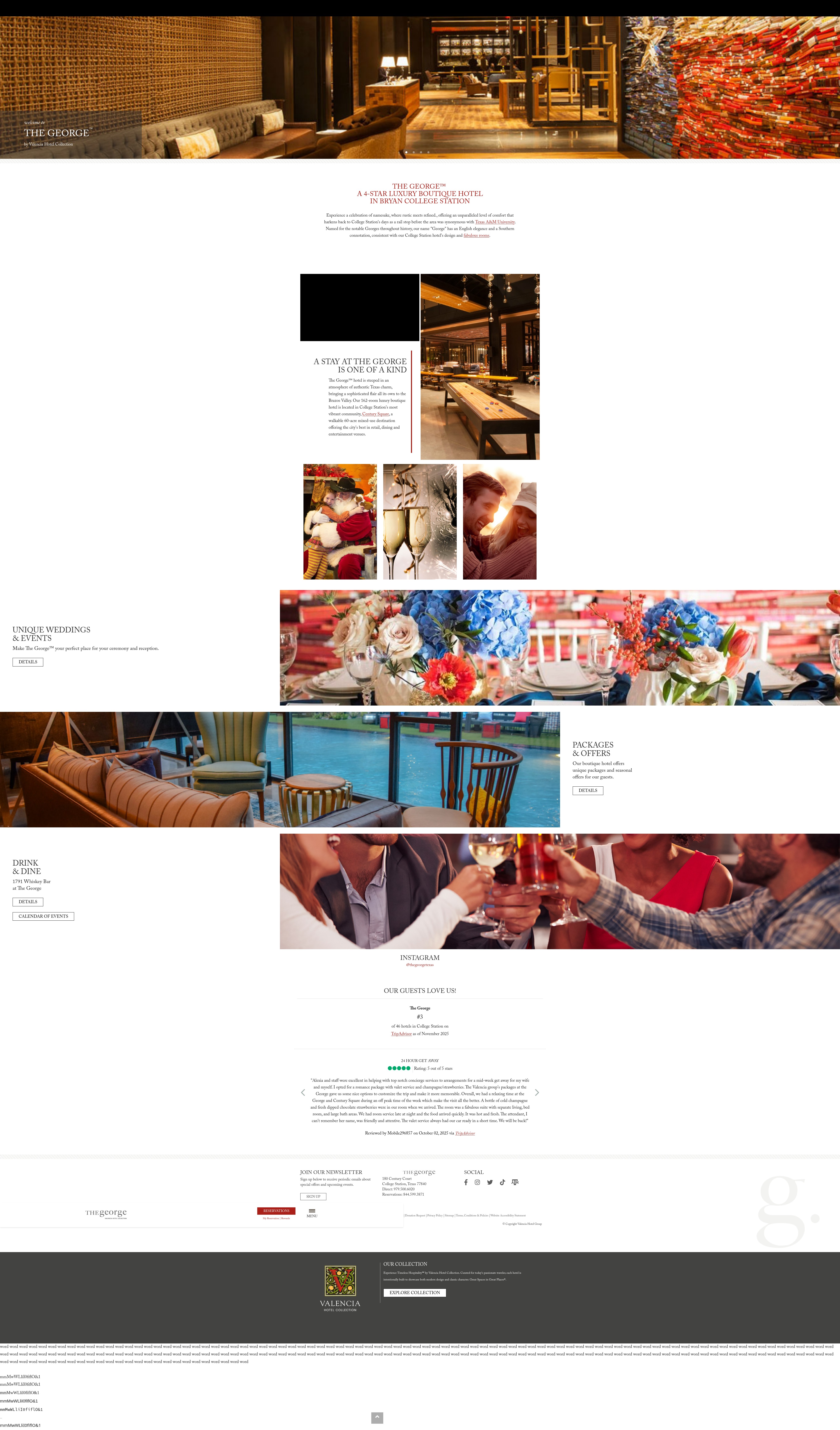 Screenshot of thegeorgetexas.com
