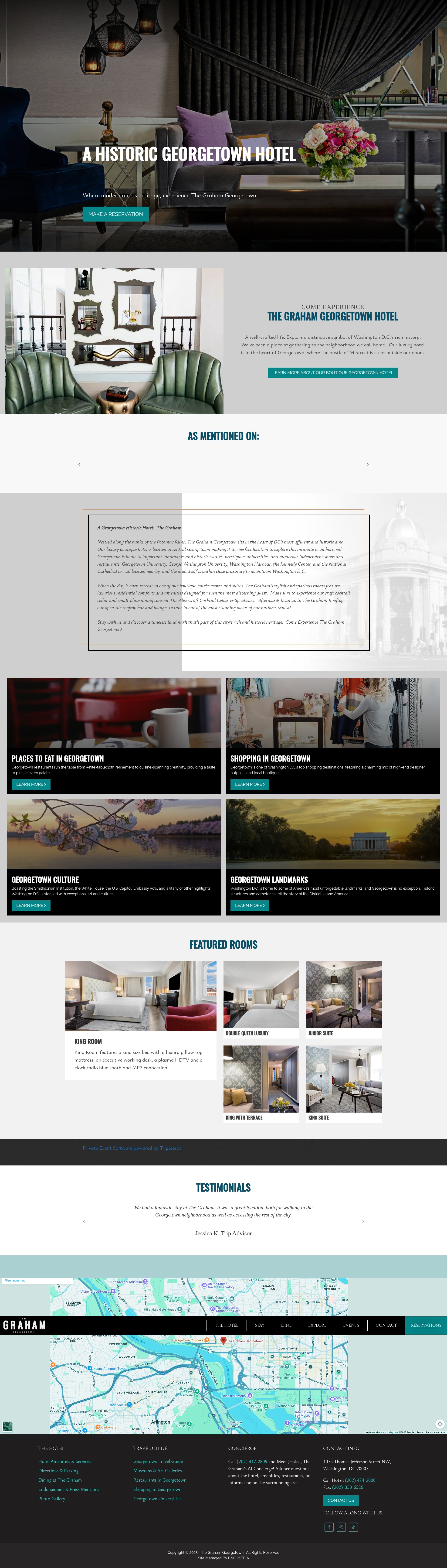 Screenshot of thegrahamgeorgetown.com