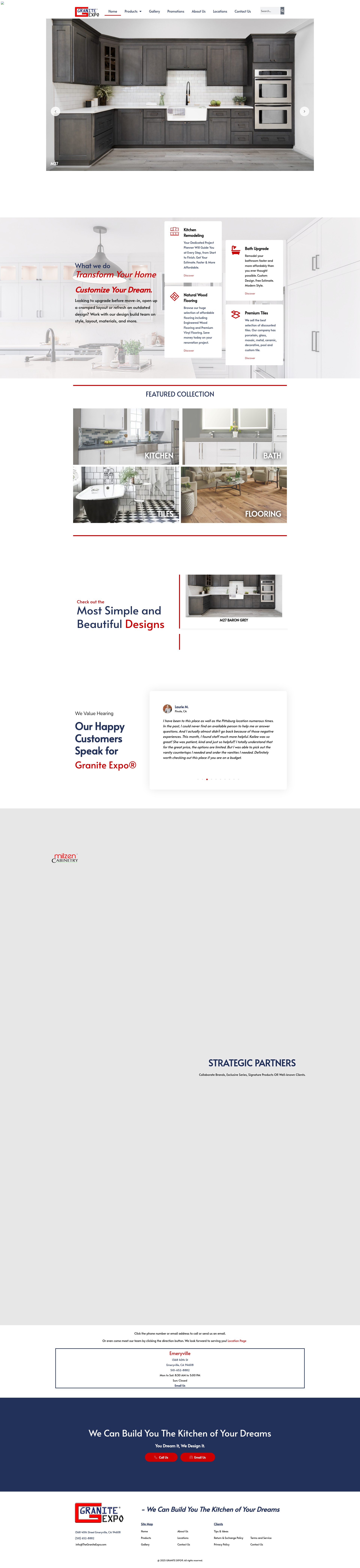 Screenshot of thegraniteexpo.com