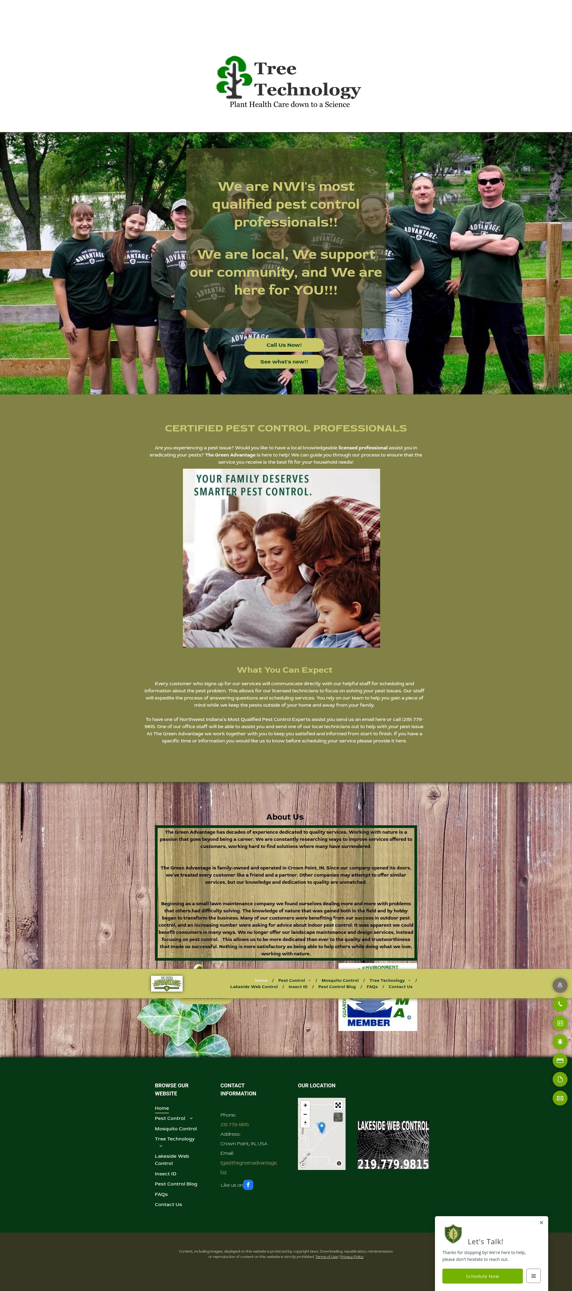 Screenshot of thegreenadvantage.biz