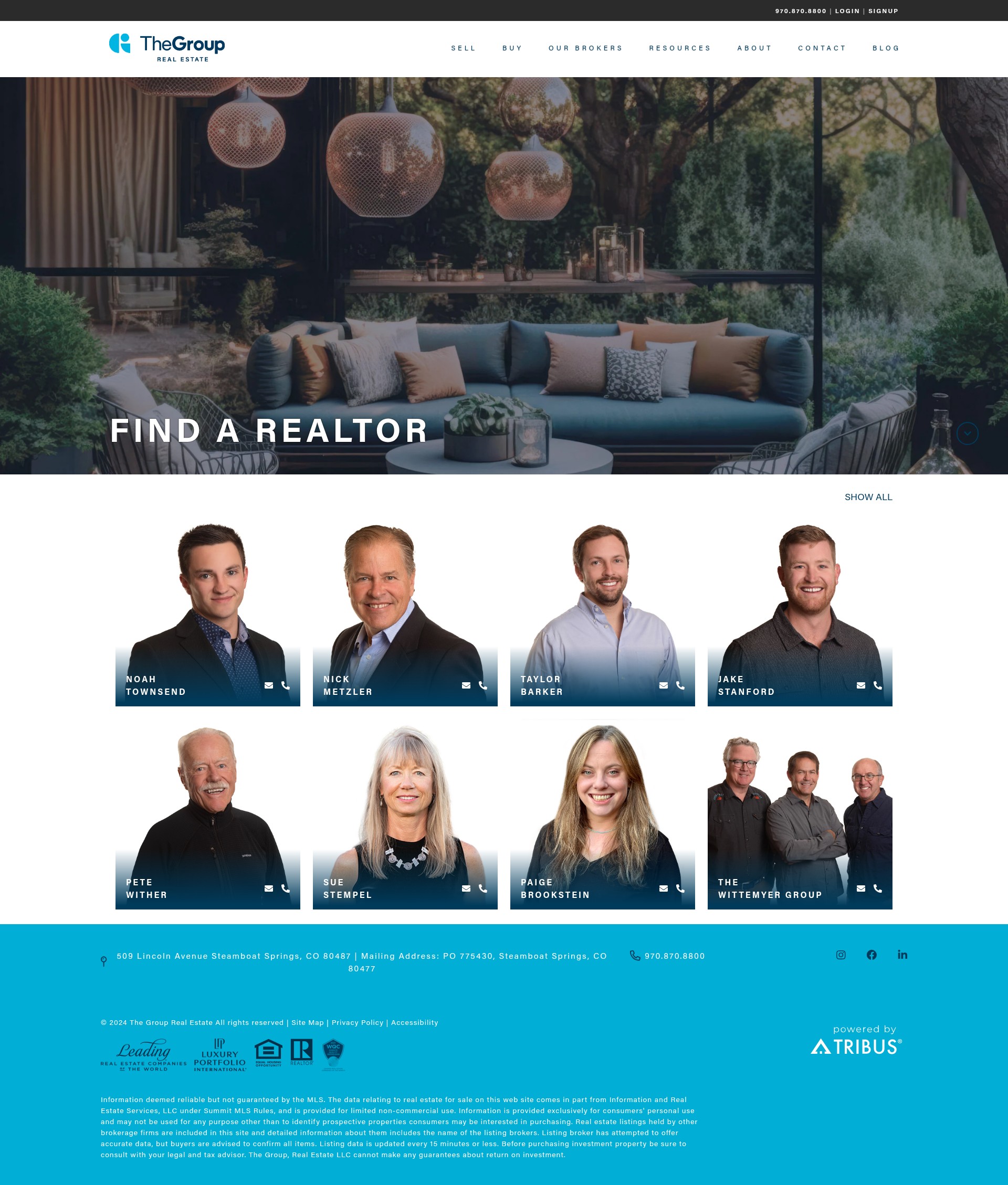 Screenshot of thegrouprealestatess.com
