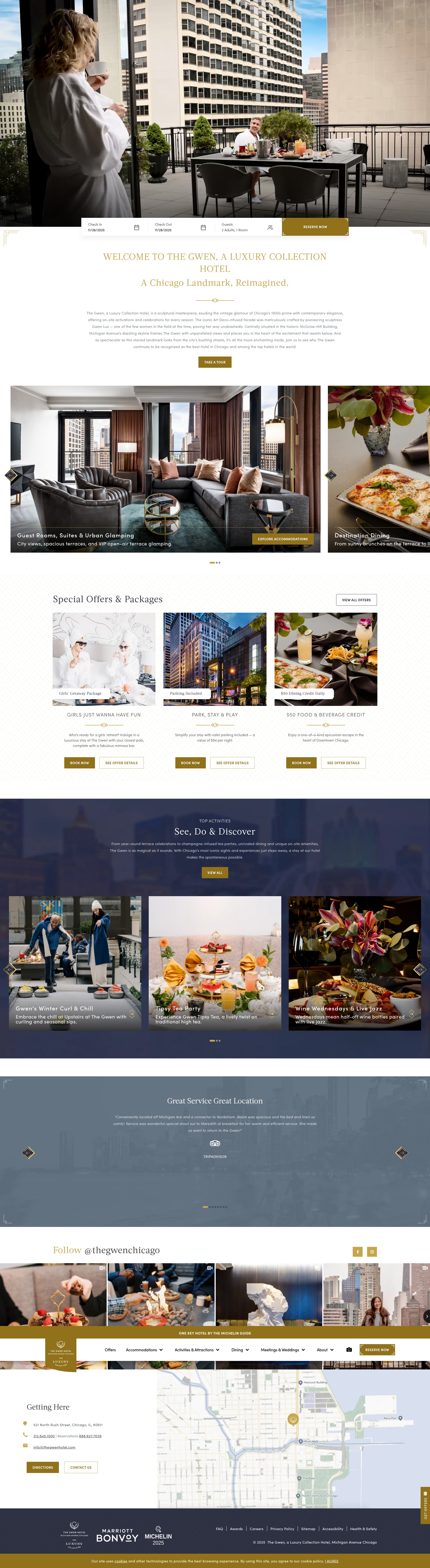 Screenshot of thegwenchicago.com
