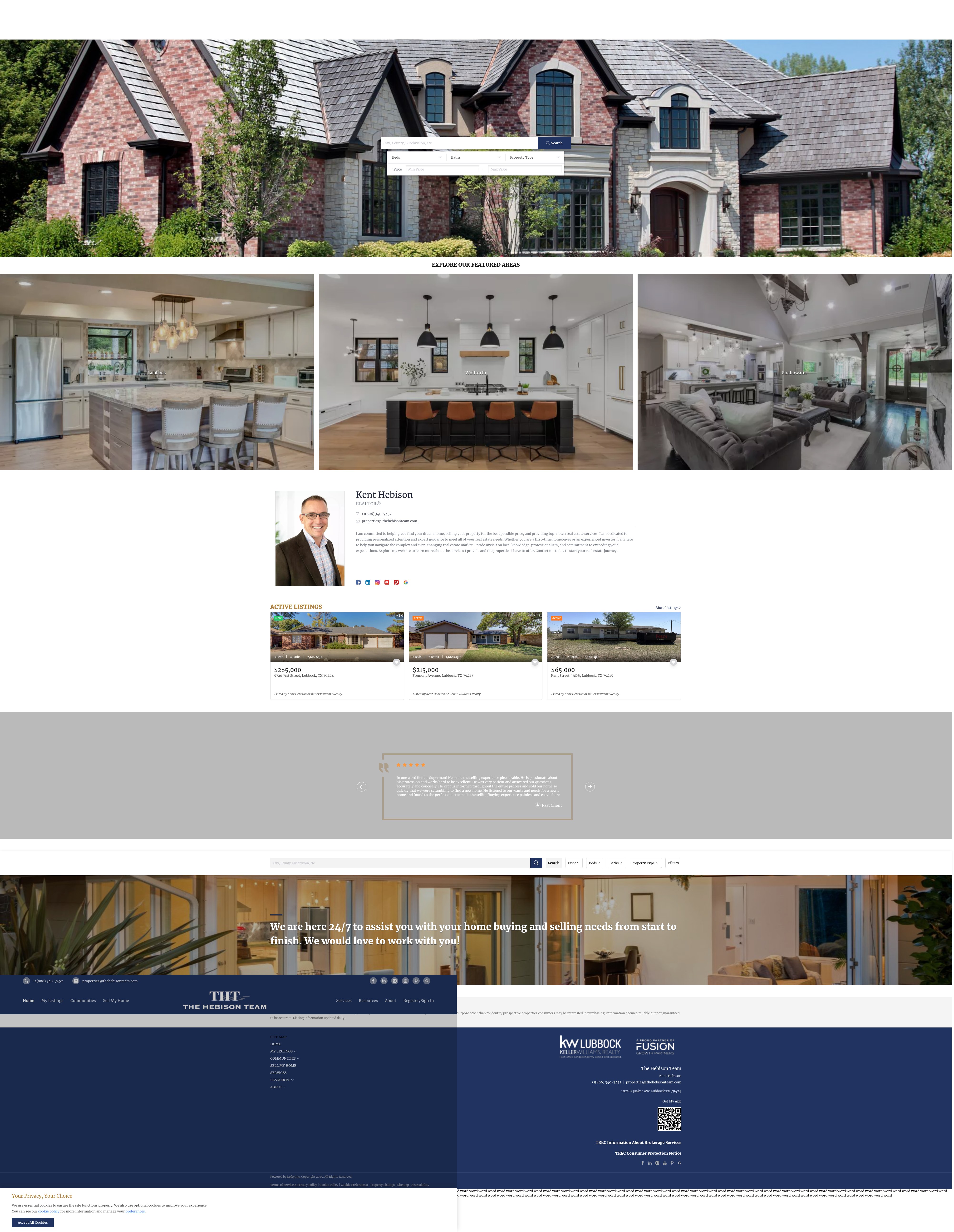 Screenshot of thehebisonteam.com