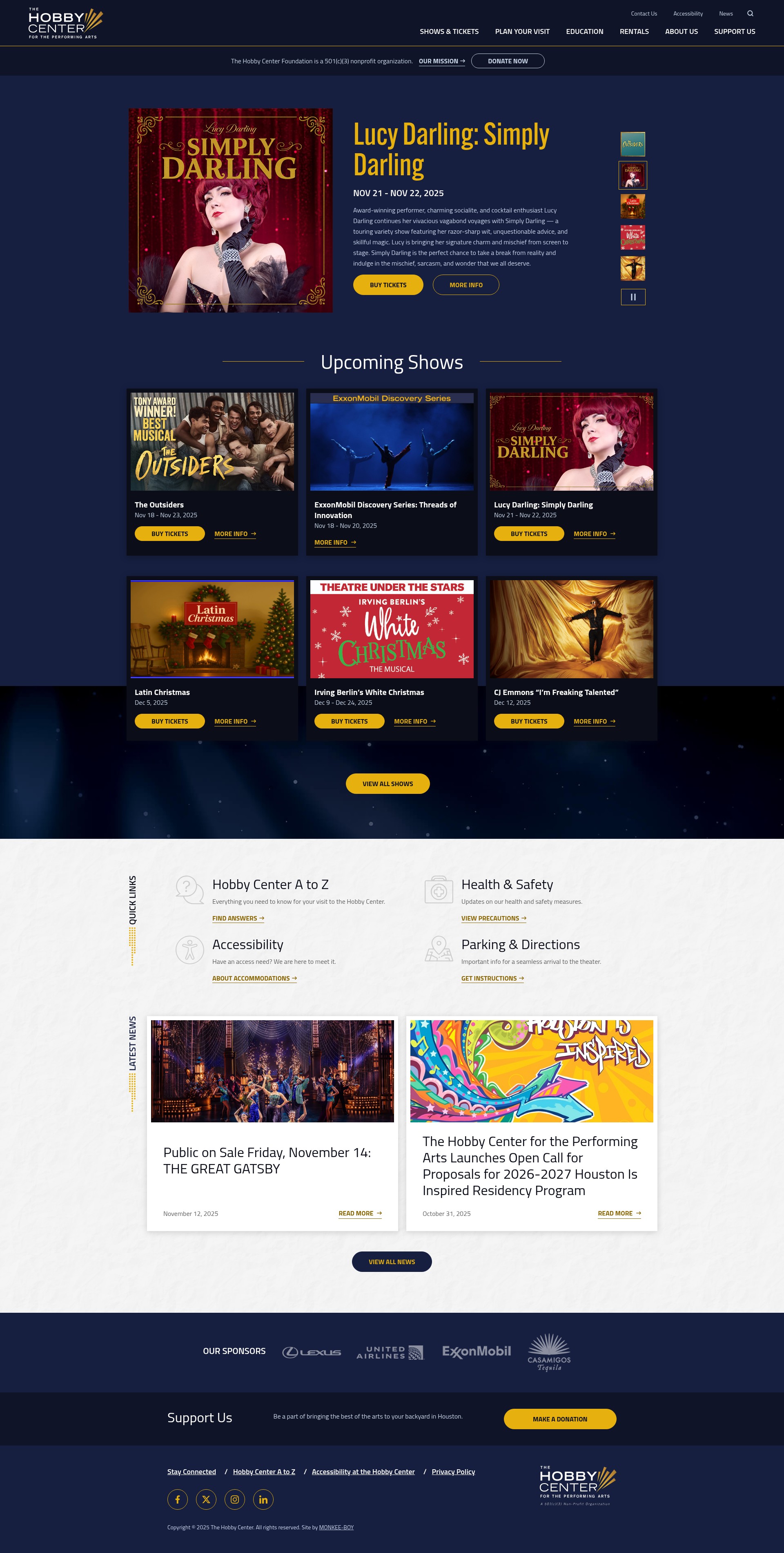 Screenshot of thehobbycenter.org