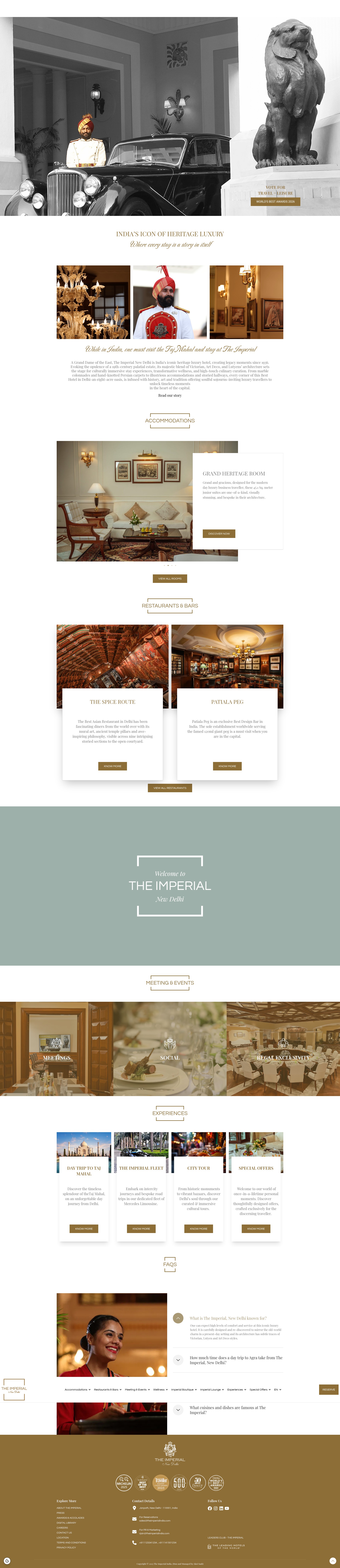 Screenshot of theimperialindia.com