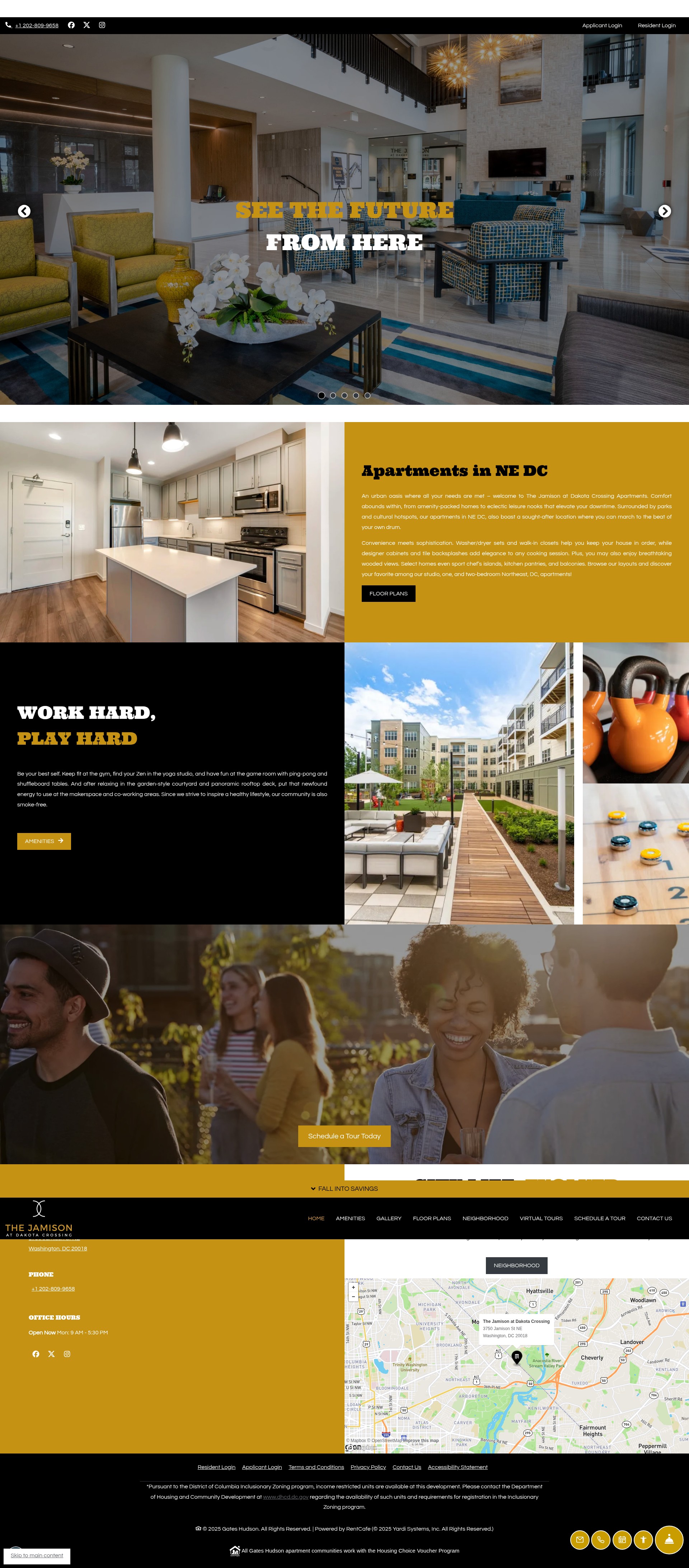 Screenshot of thejamisondc.com