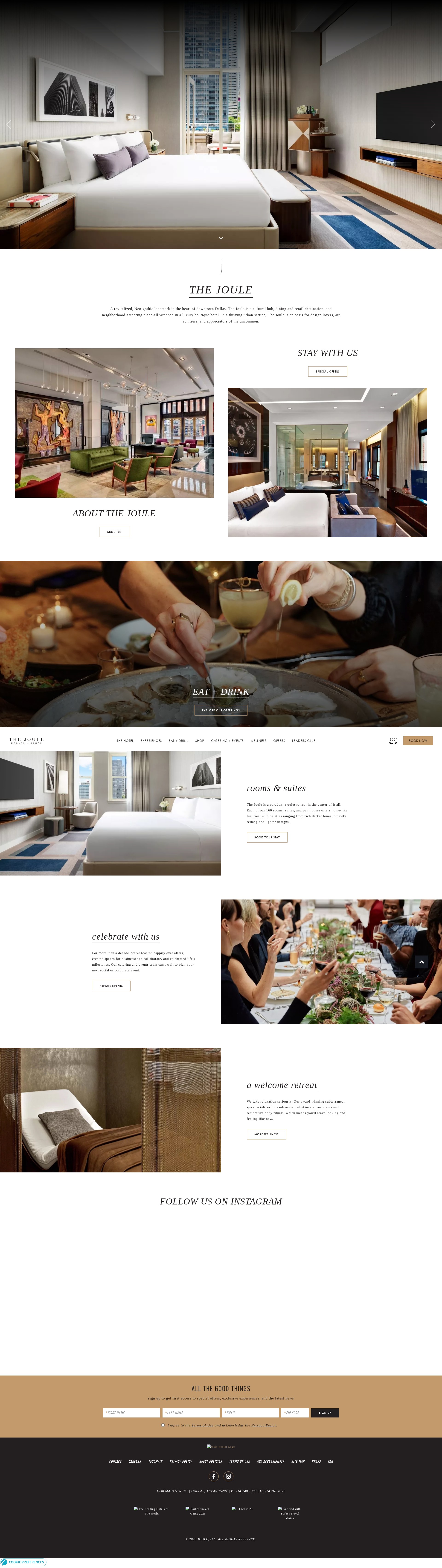 Screenshot of thejouledallas.com