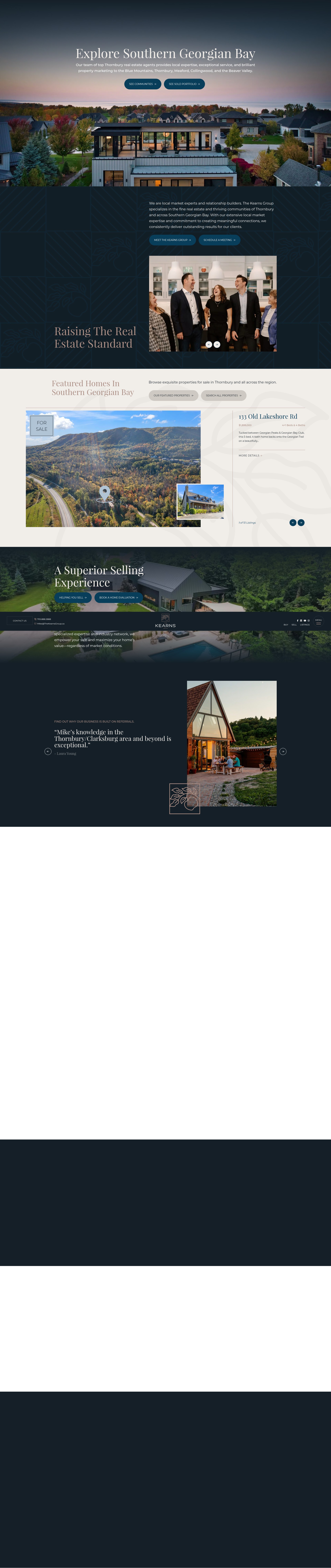 Screenshot of thekearnsgroup.ca