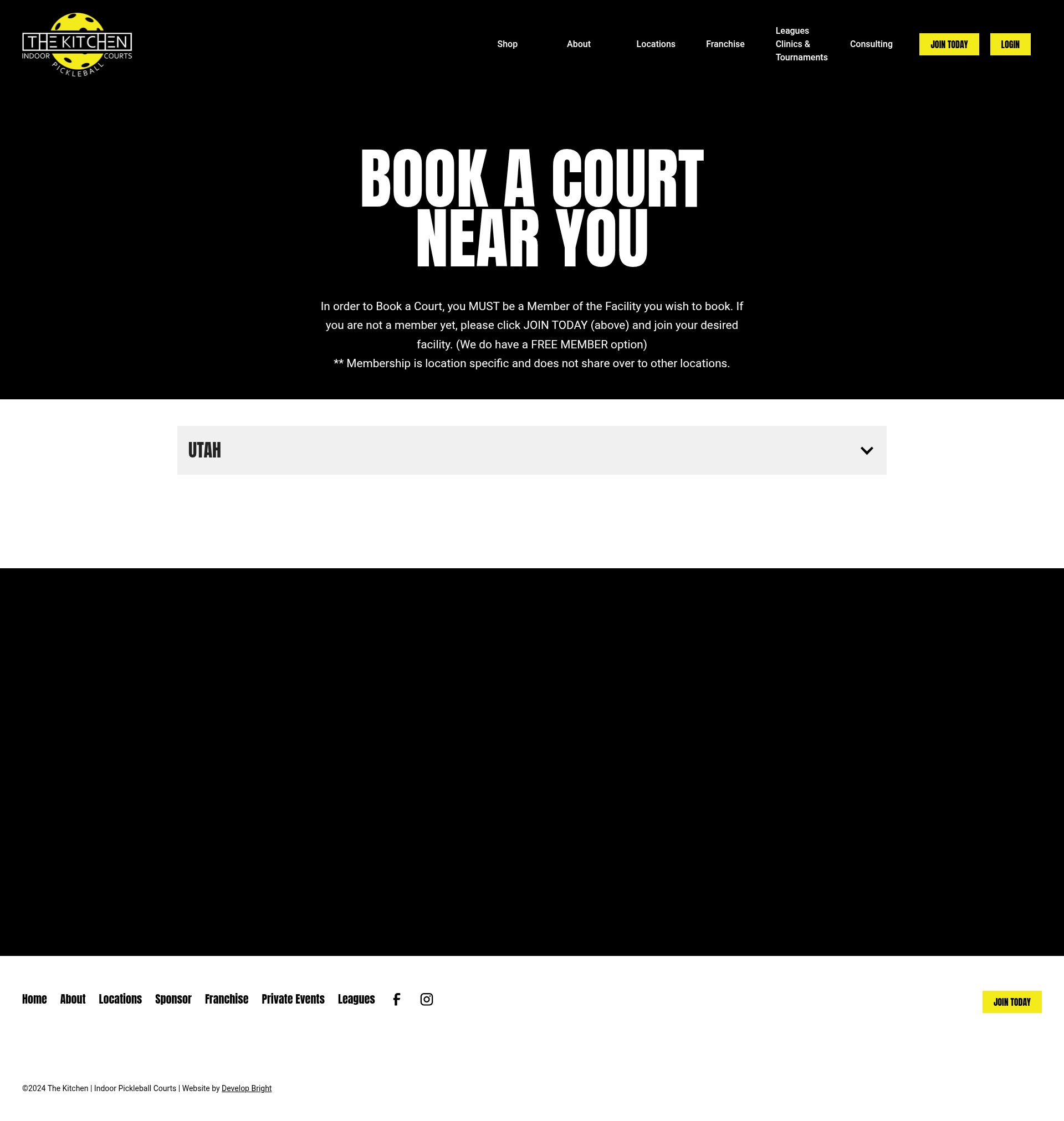 Screenshot of thekitchenpb.com