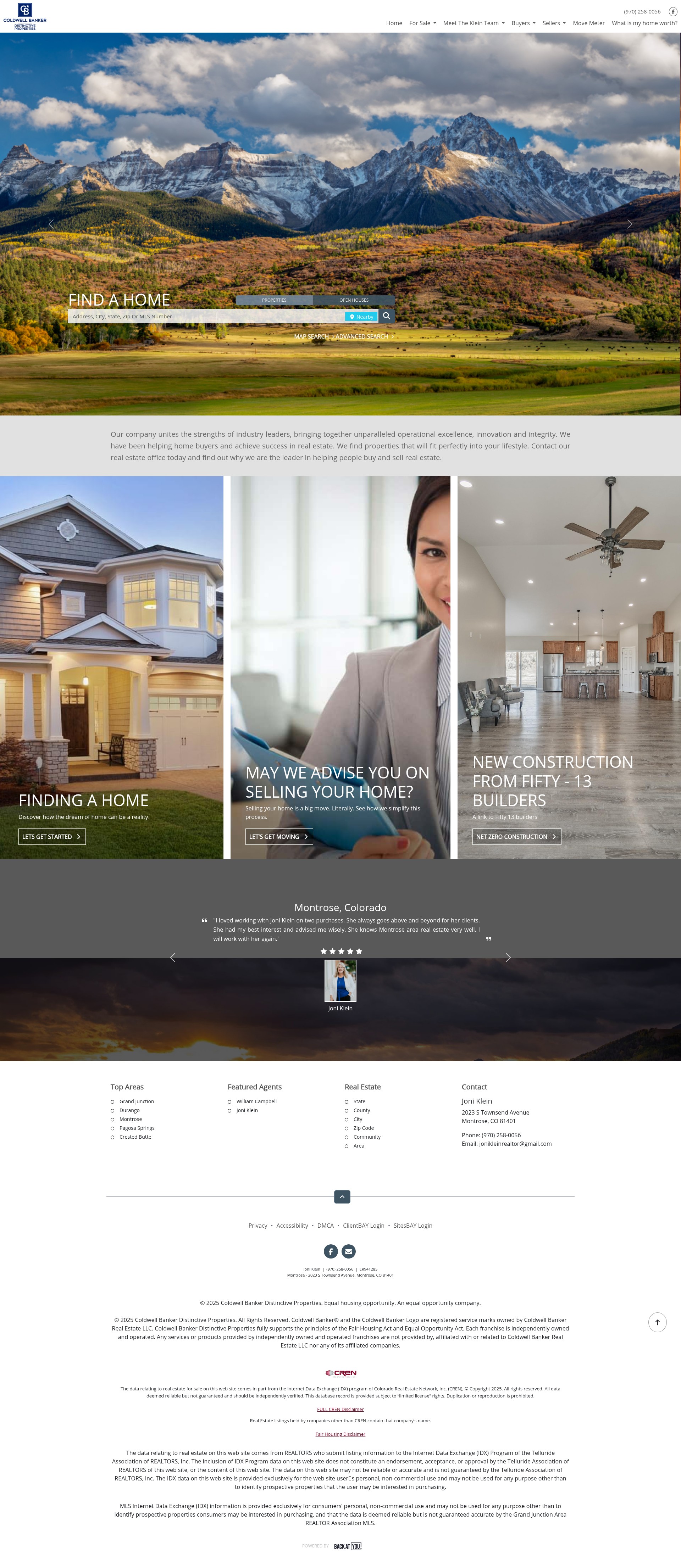 Screenshot of thekleinteam.cbdistinctive.com