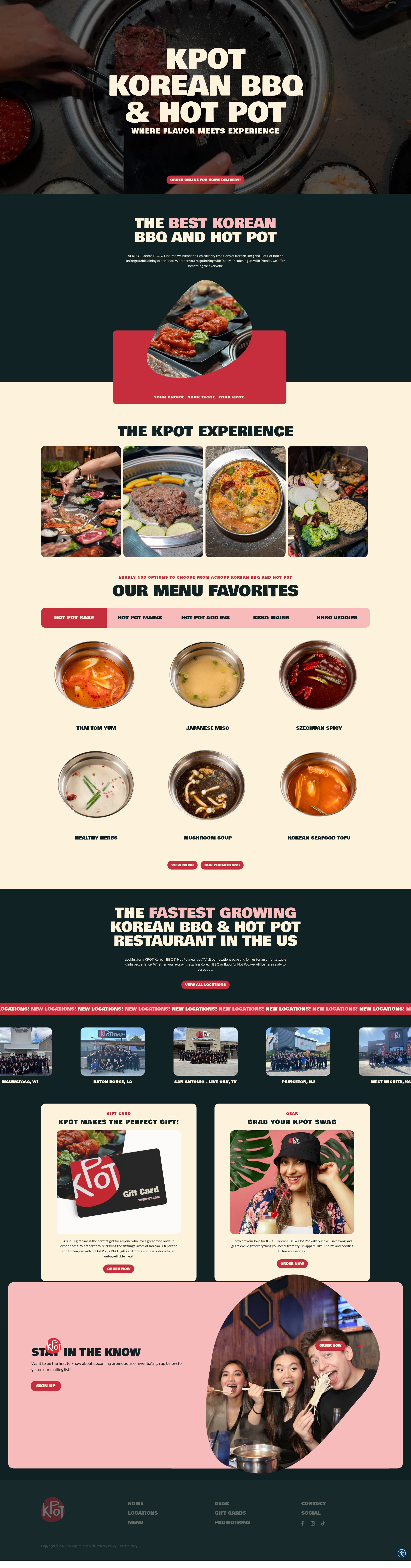 Screenshot of thekpot.com