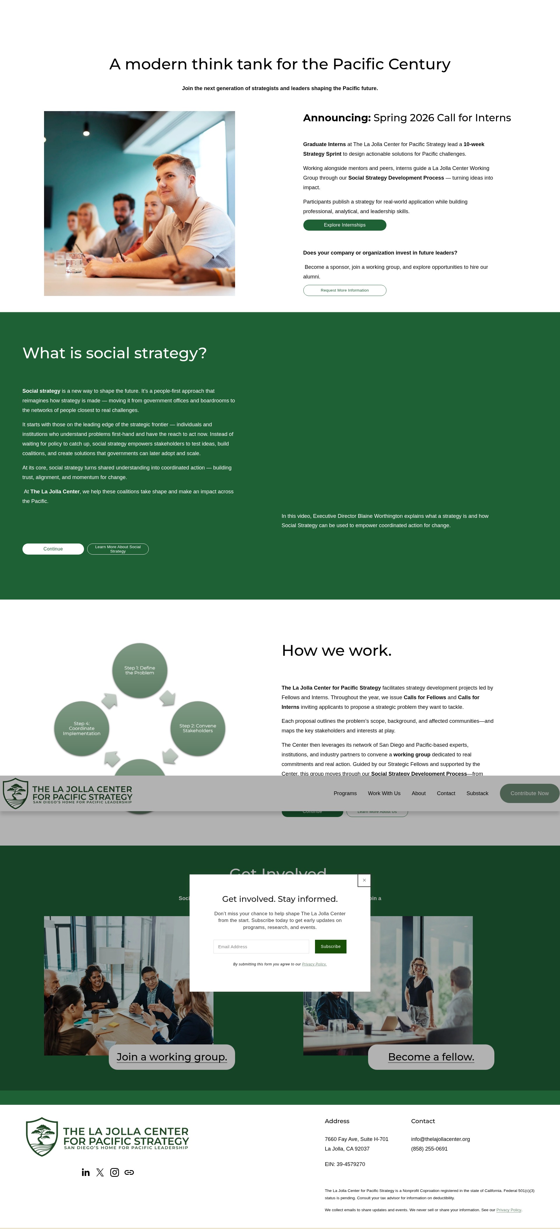 Screenshot of thelajollacenter.org