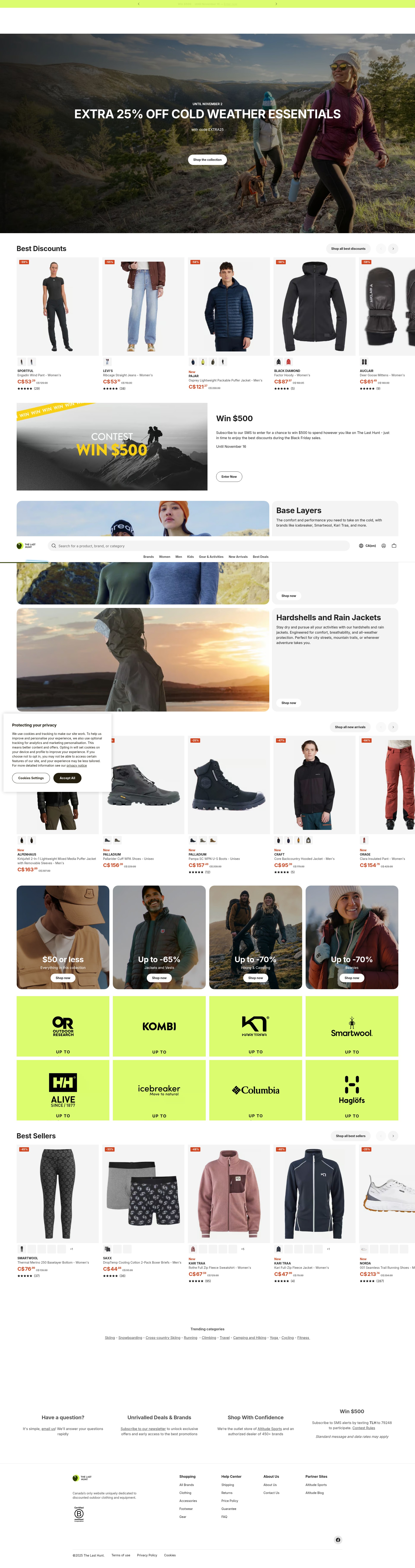 Screenshot of thelasthunt.com