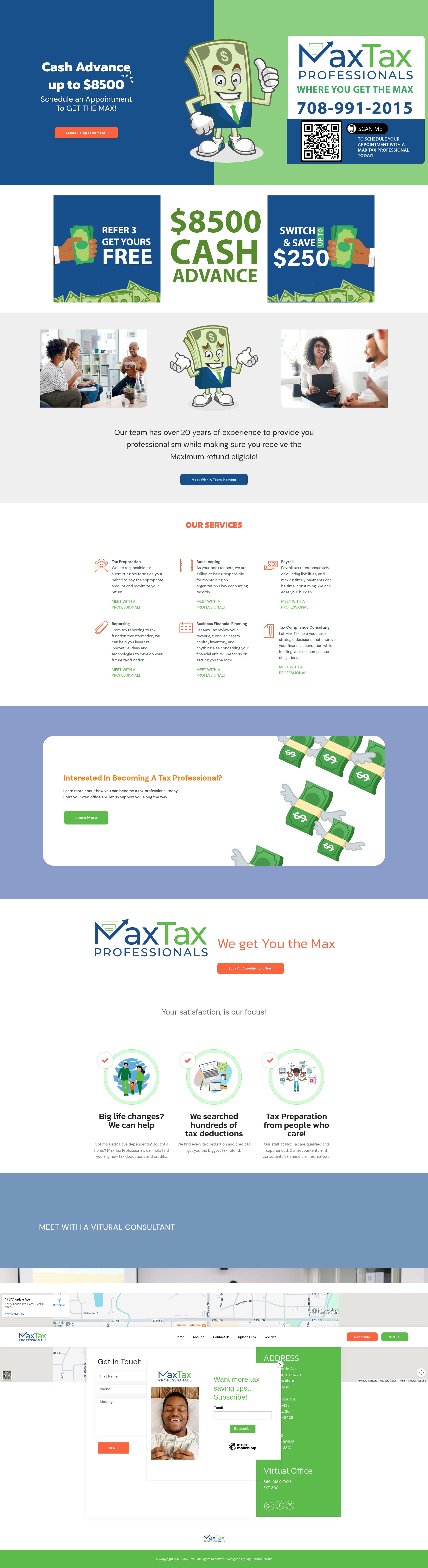 Screenshot of themax.pro