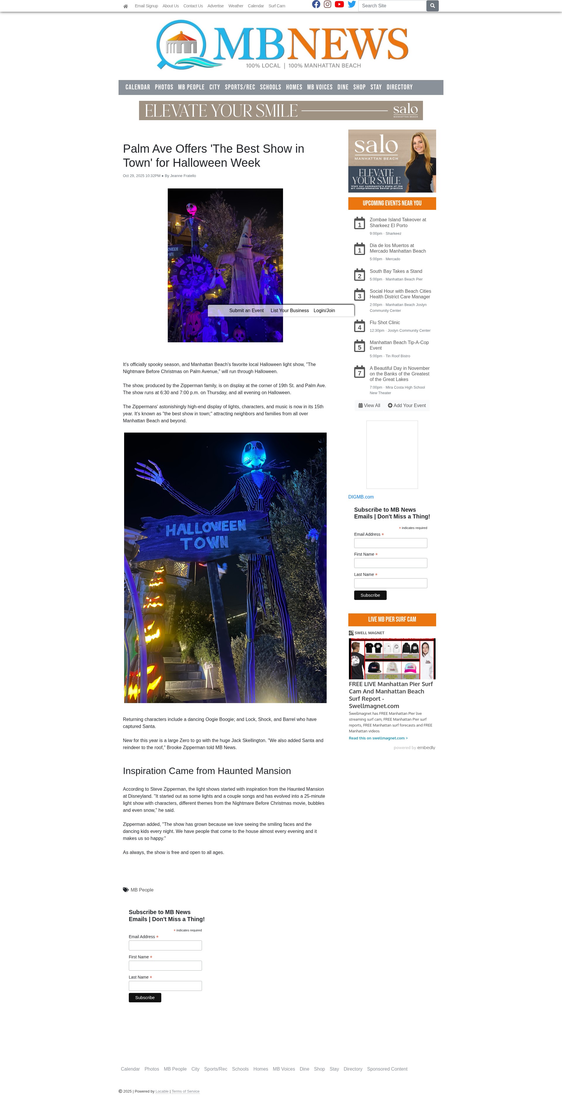 Screenshot of thembnews.com