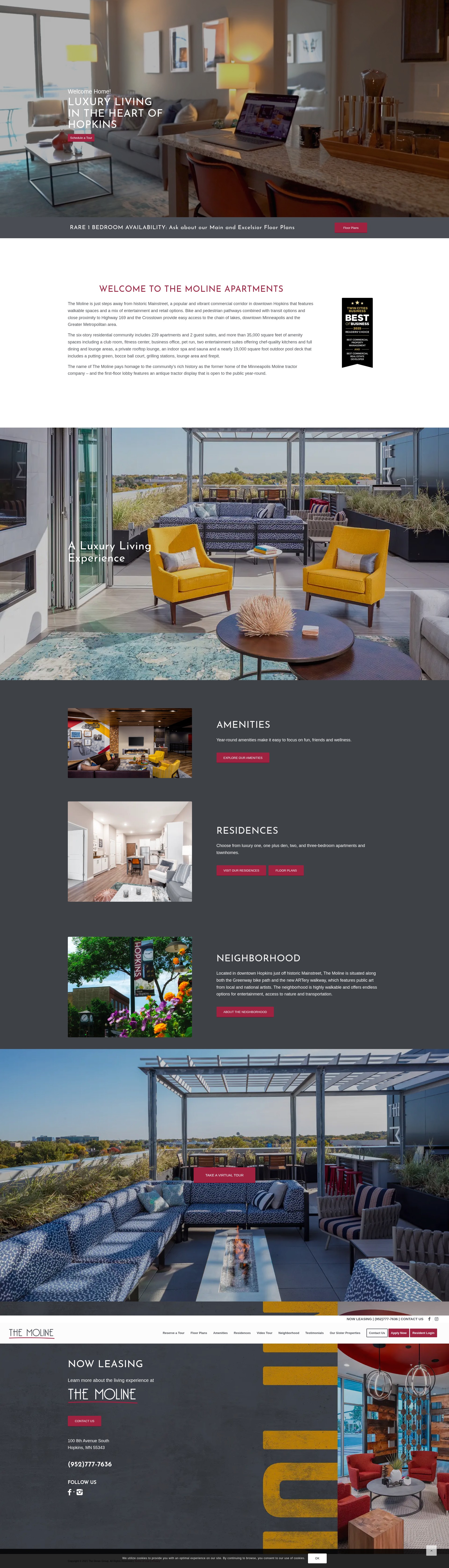 Screenshot of themoline.com