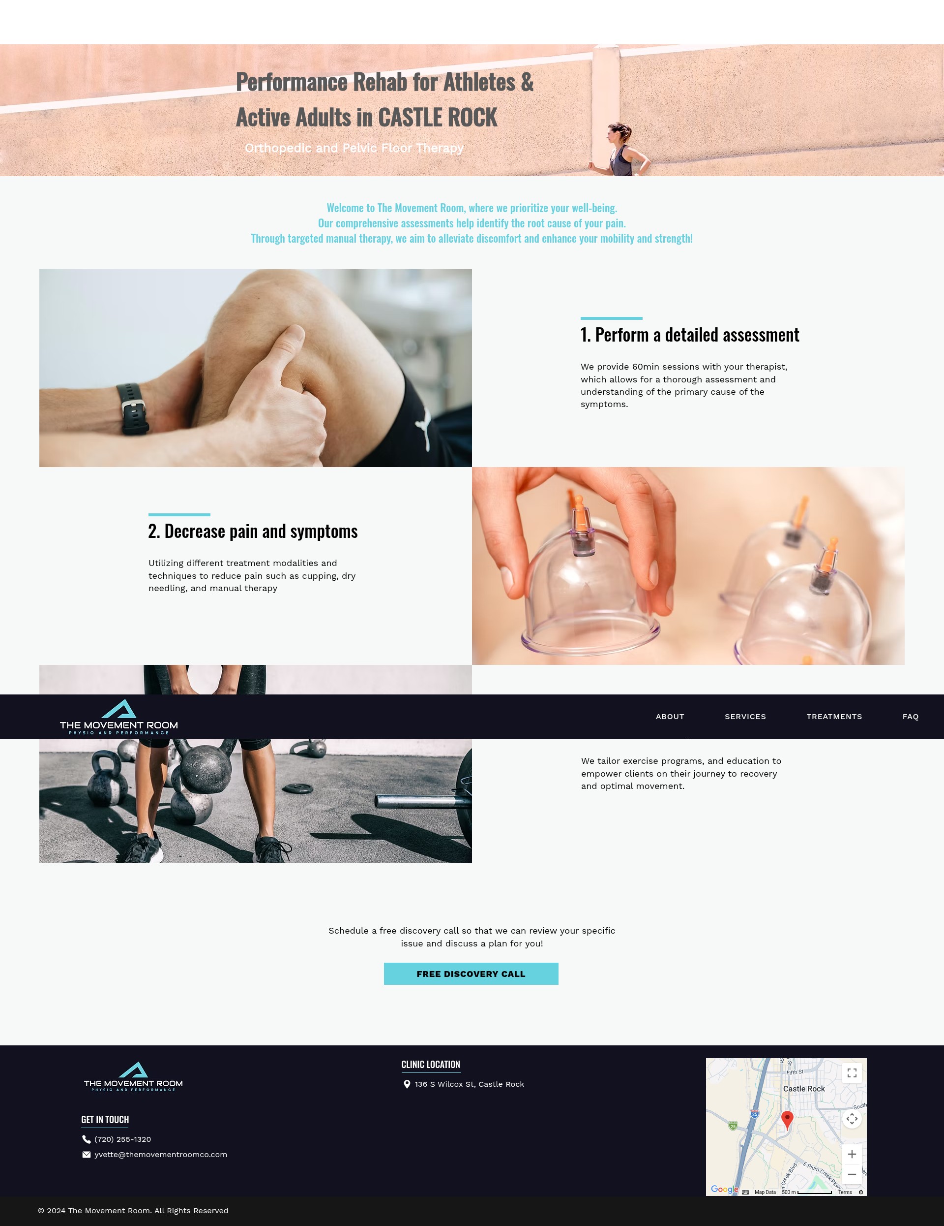 Screenshot of themovementroomco.com