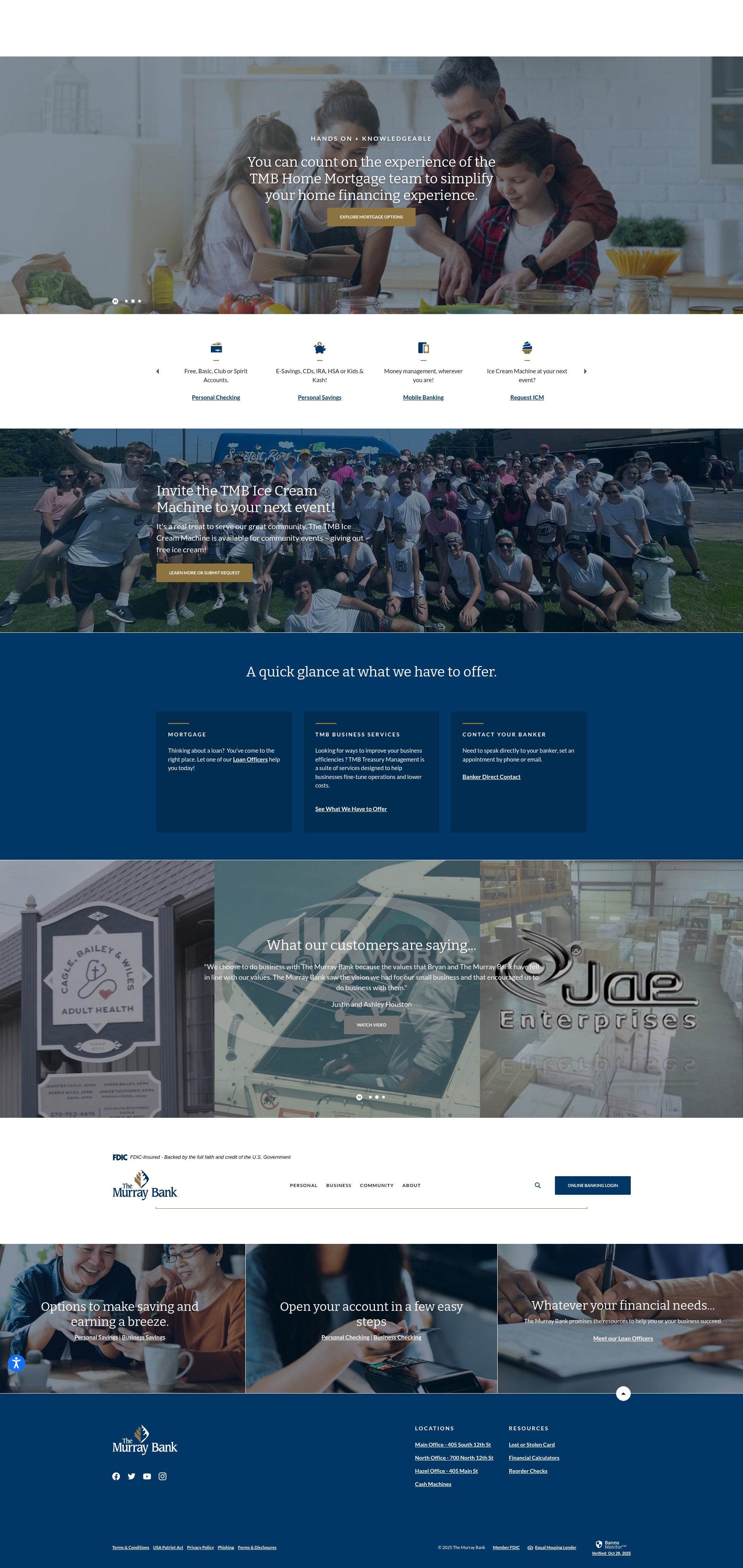 Screenshot of themurraybank.com