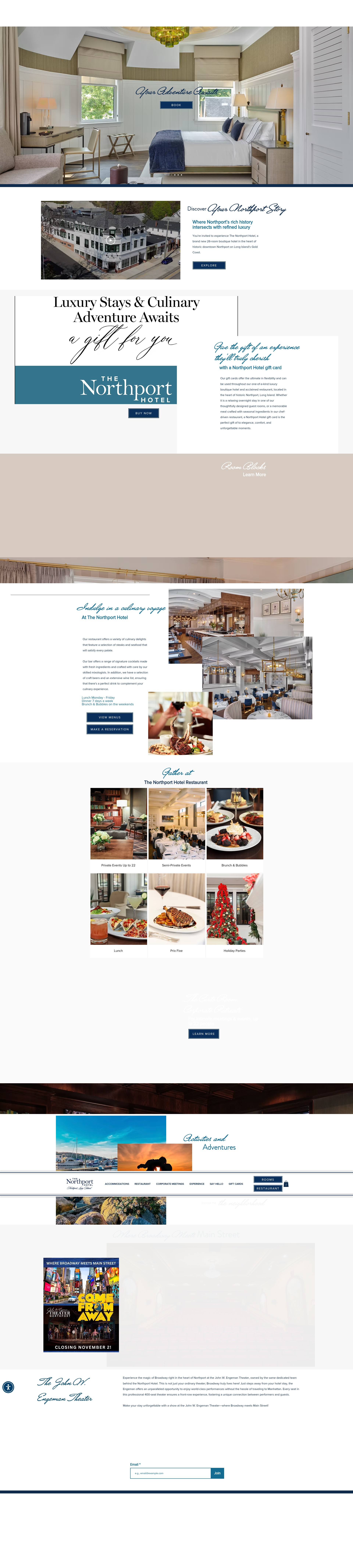 Screenshot of thenorthporthotel.com