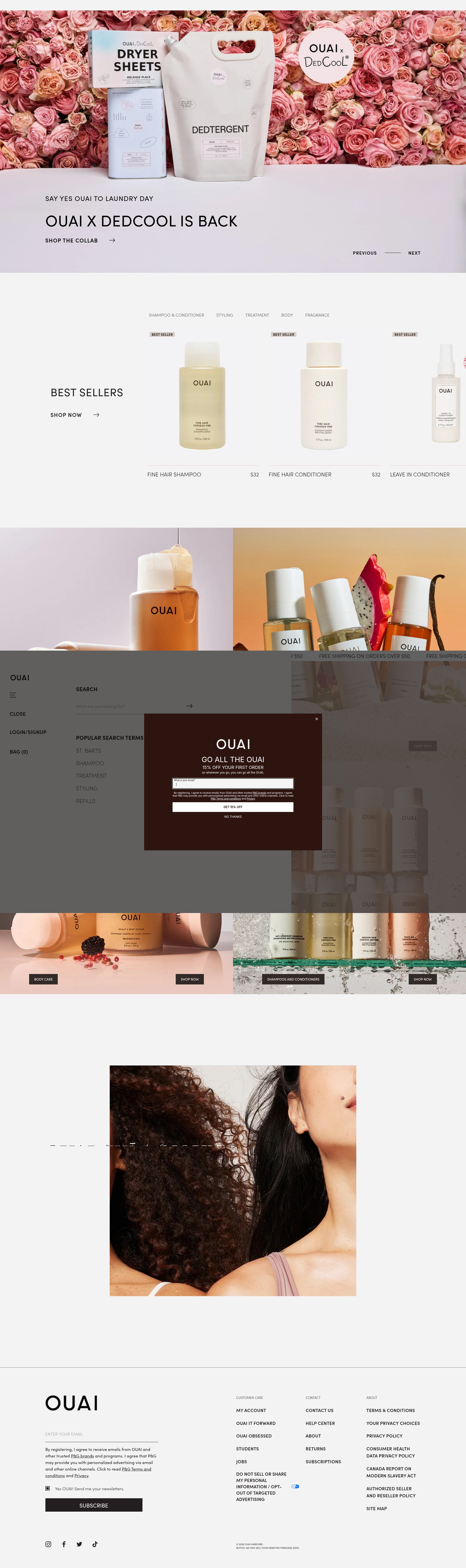 Screenshot of theouai.com