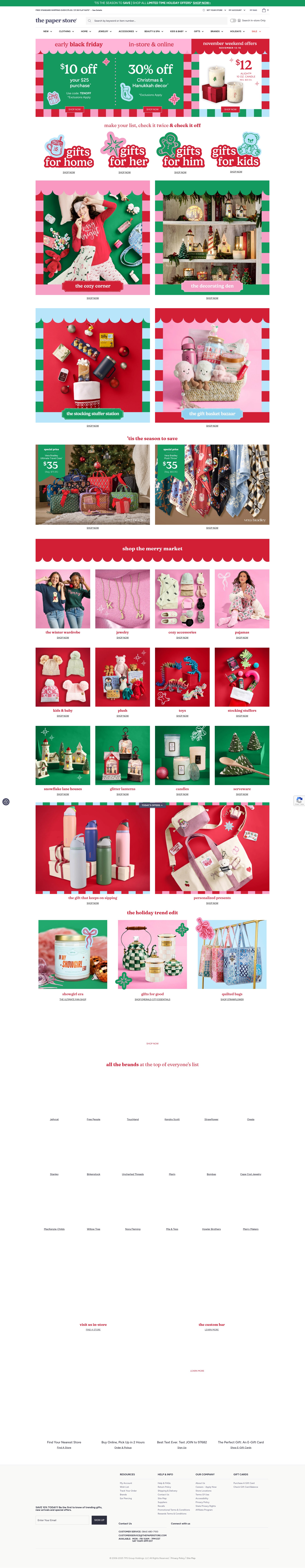 Screenshot of thepaperstore.com
