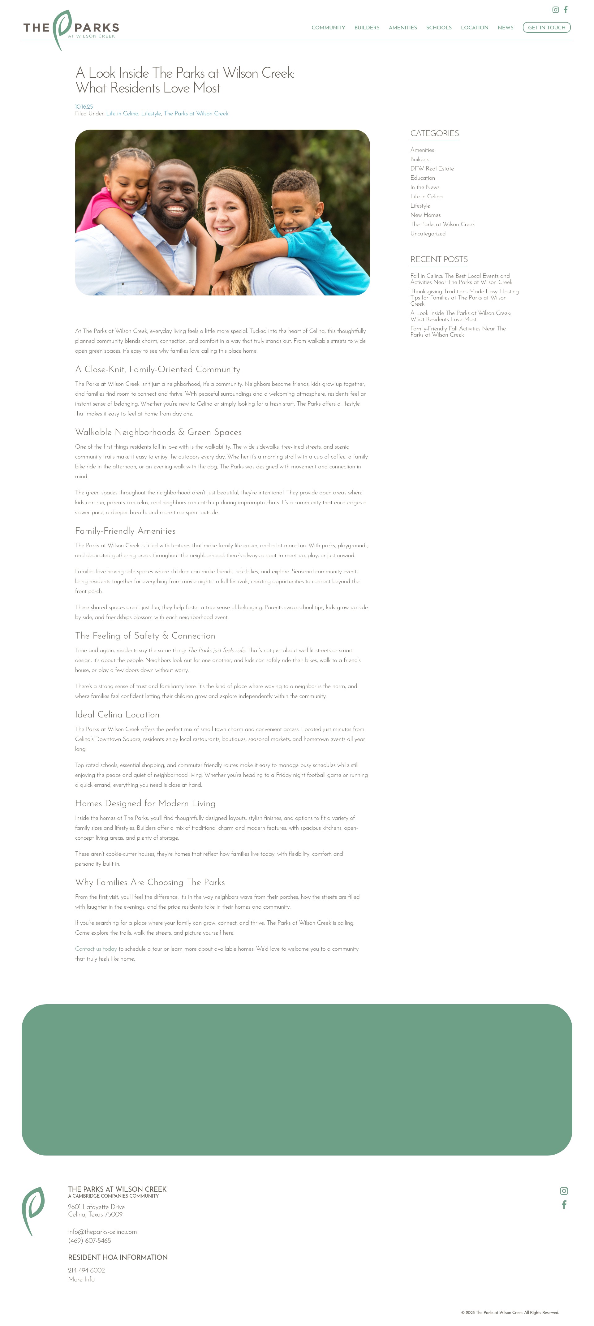 Screenshot of theparks-celina.com