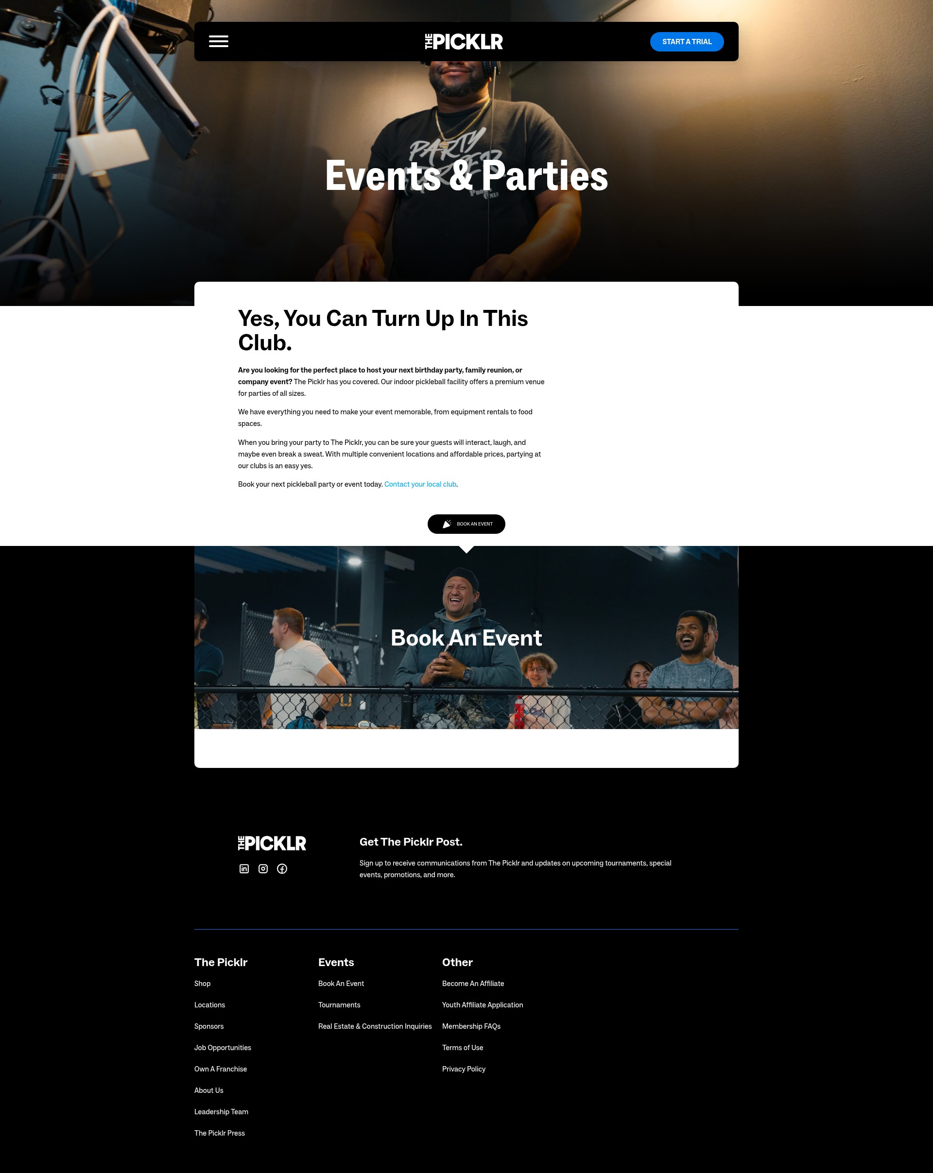 Screenshot of thepicklr.com