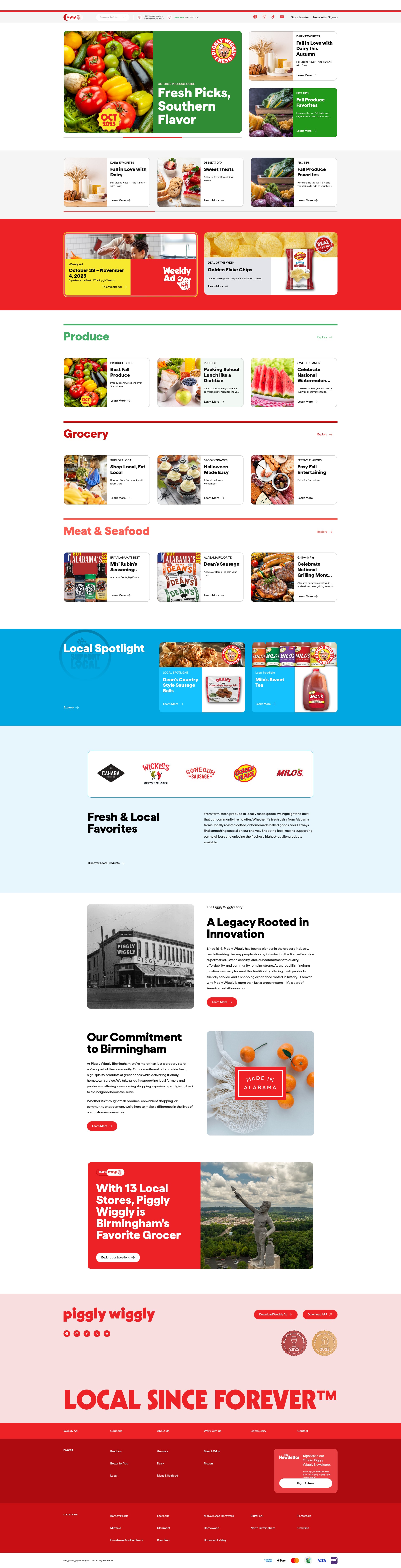 Screenshot of thepigbham.com