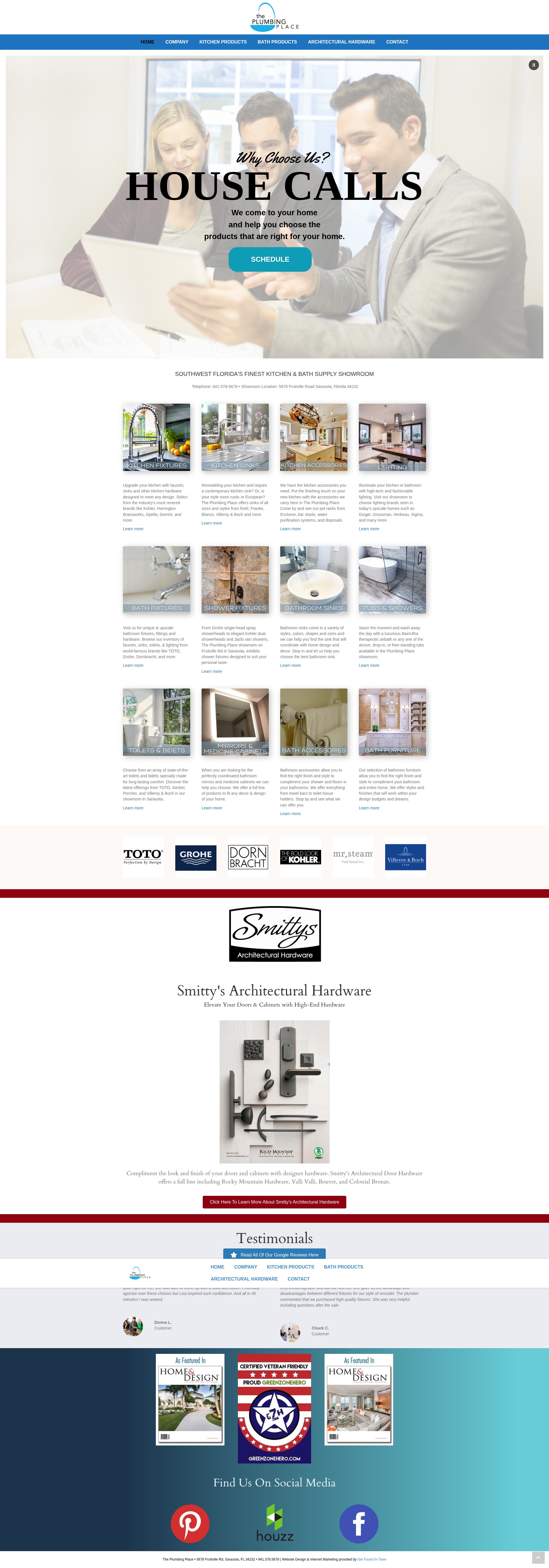 Screenshot of theplumbingplace.com