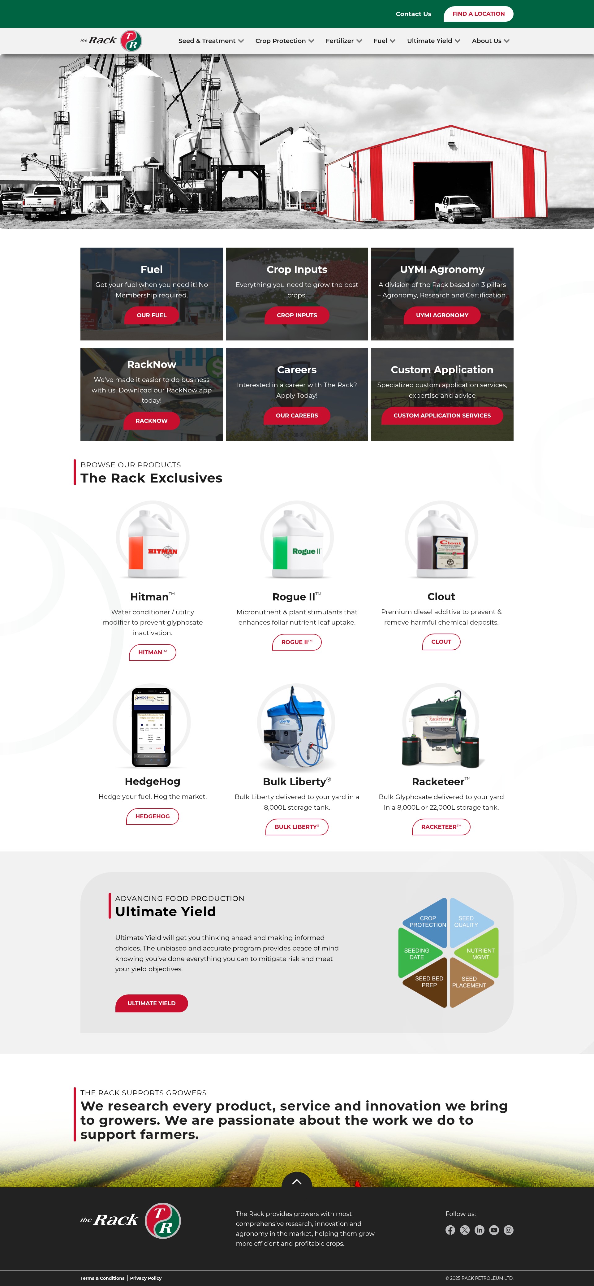 Screenshot of therackonline.com