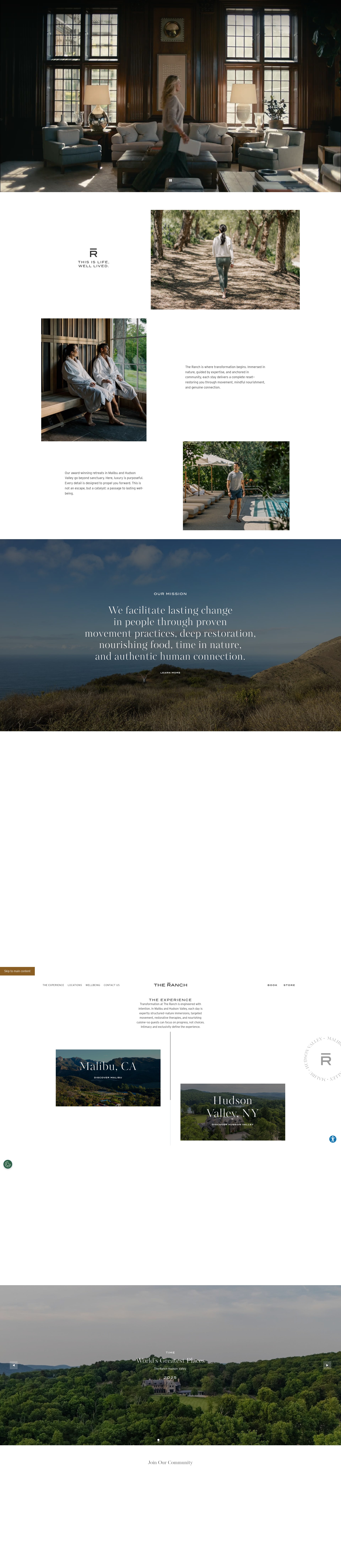 Screenshot of theranchmalibu.com