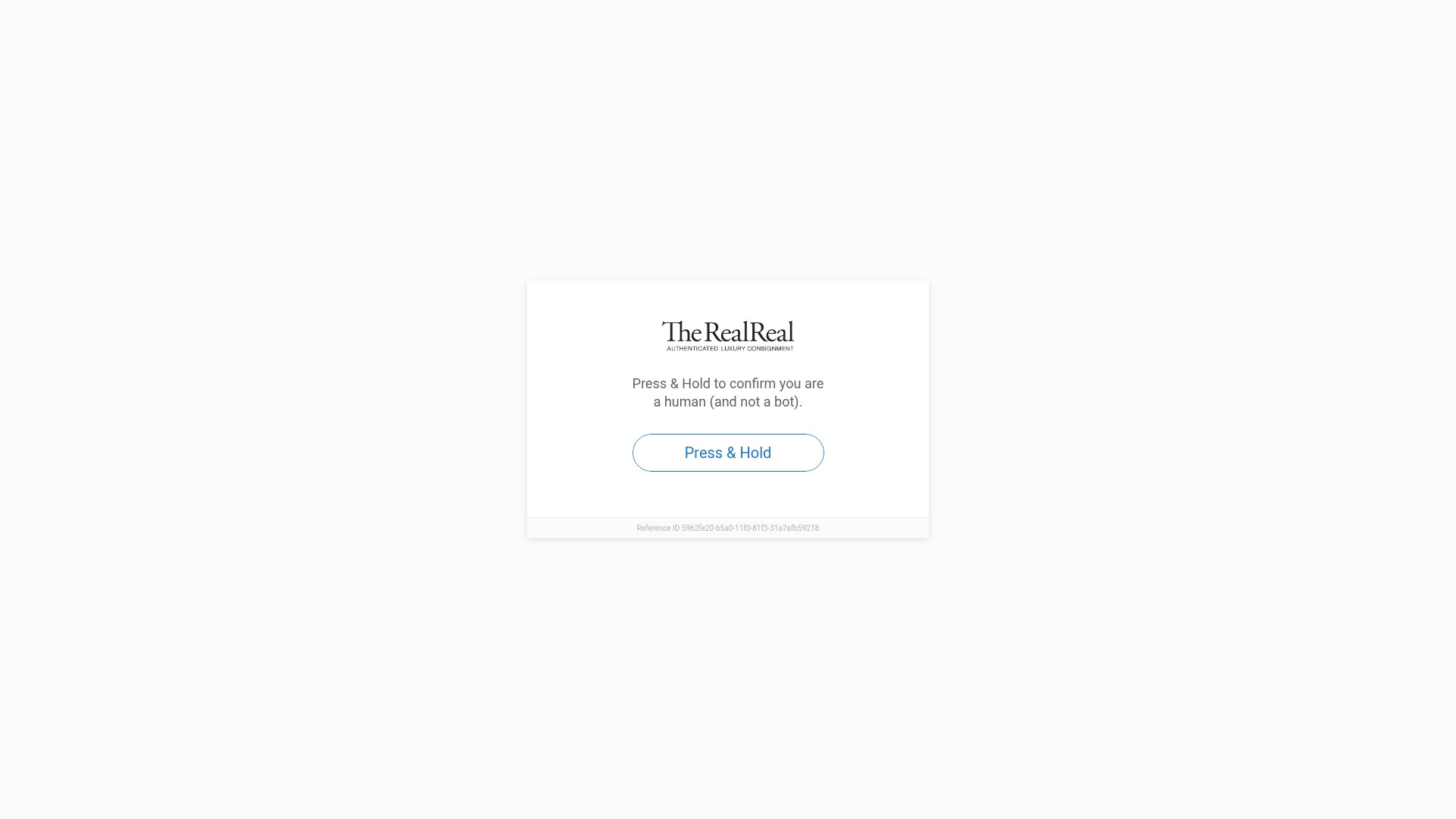 Screenshot of therealreal.com