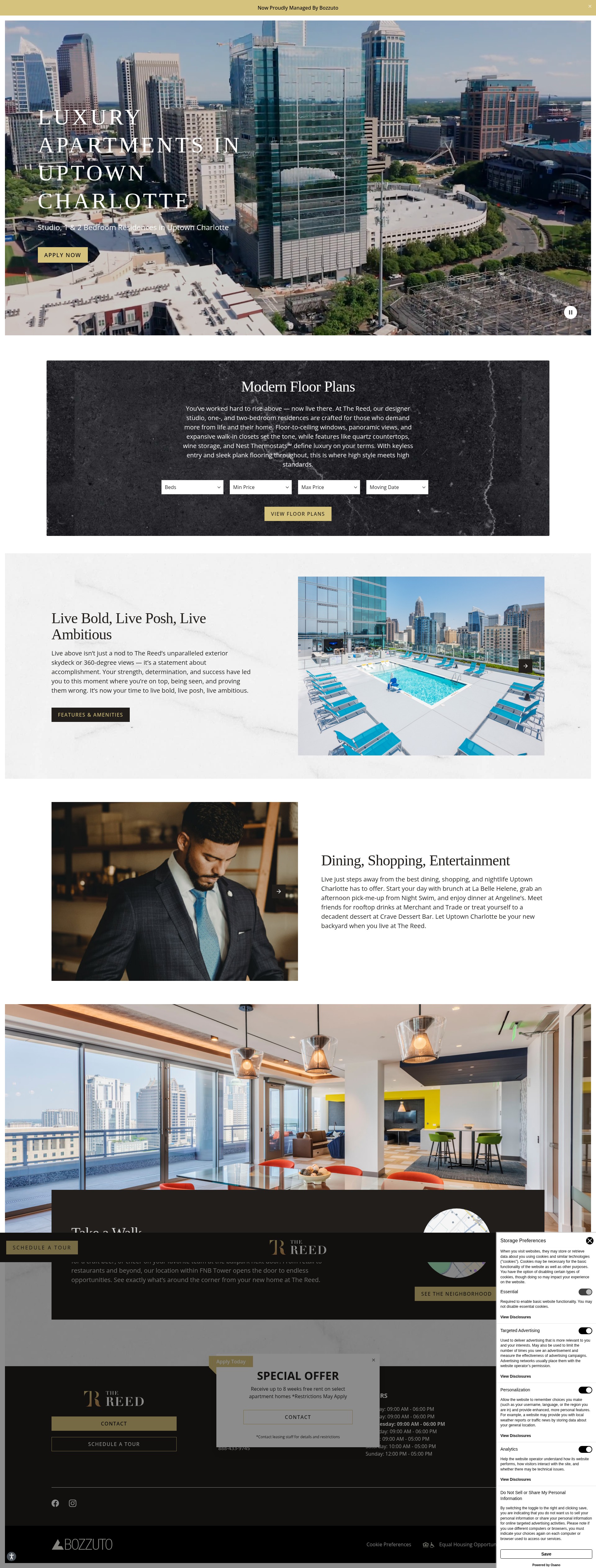 Screenshot of thereedcharlotte.com