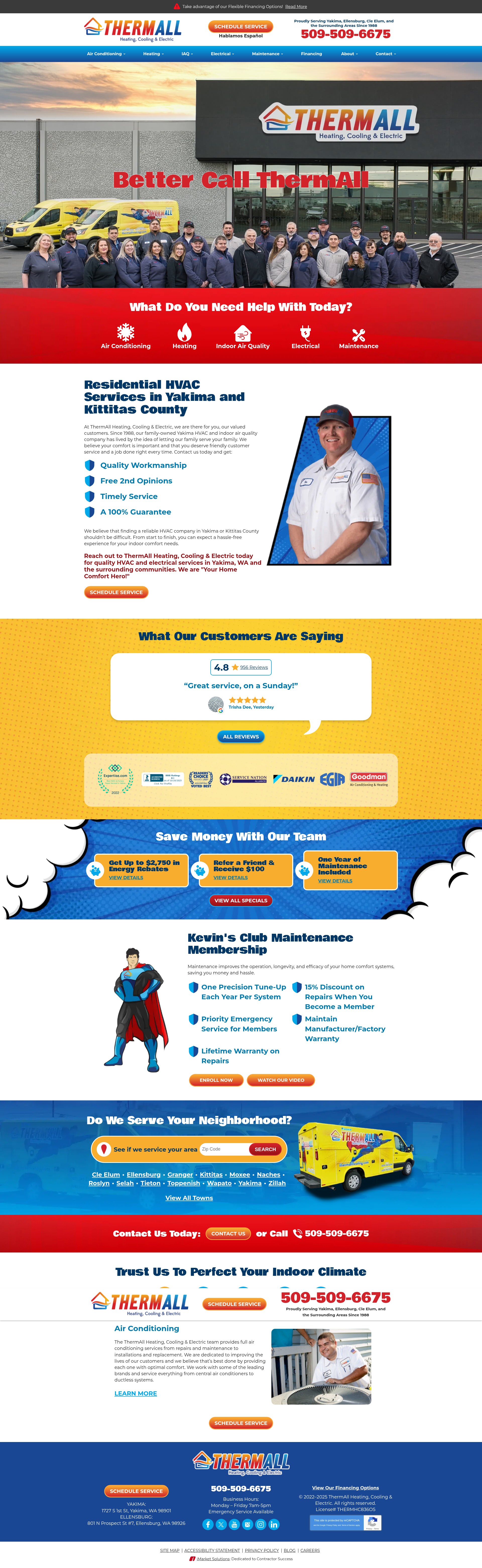 Screenshot of thermallheating.com