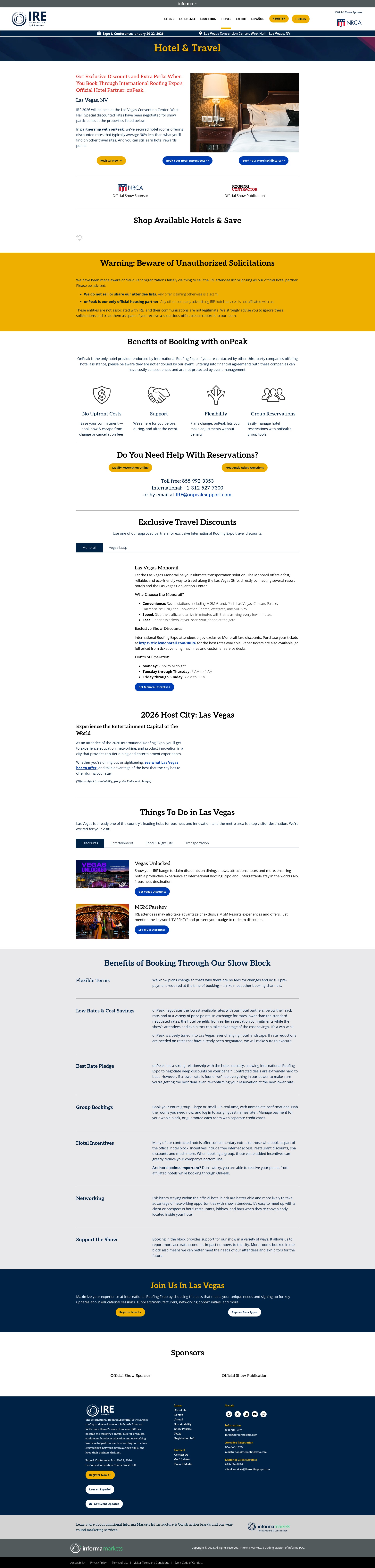 Screenshot of theroofingexpo.com