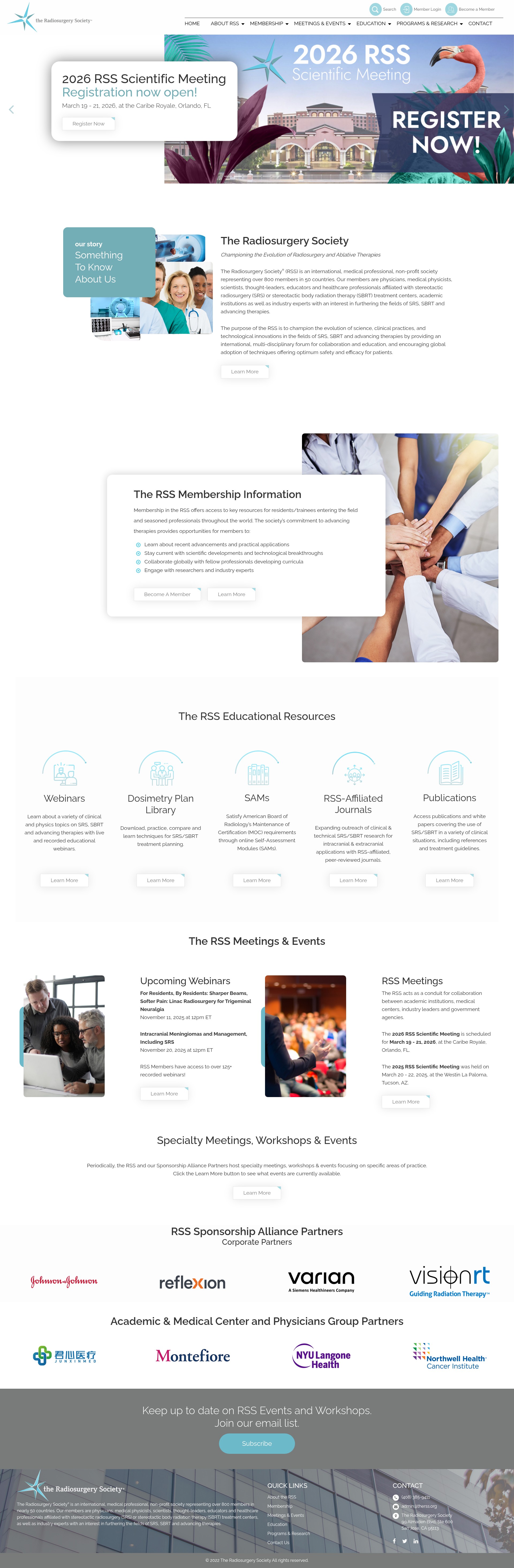 Screenshot of therss.org