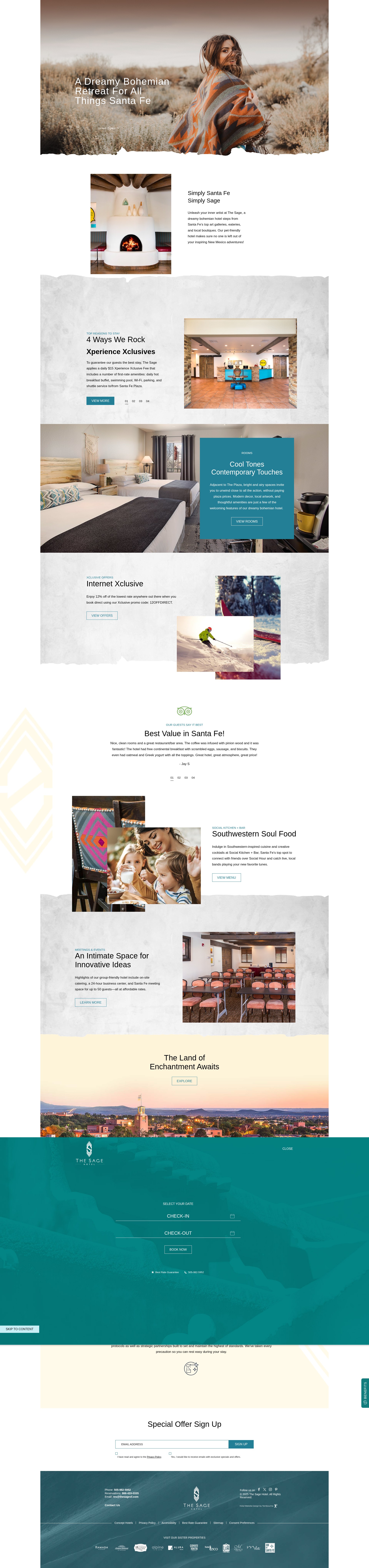 Screenshot of thesagesf.com