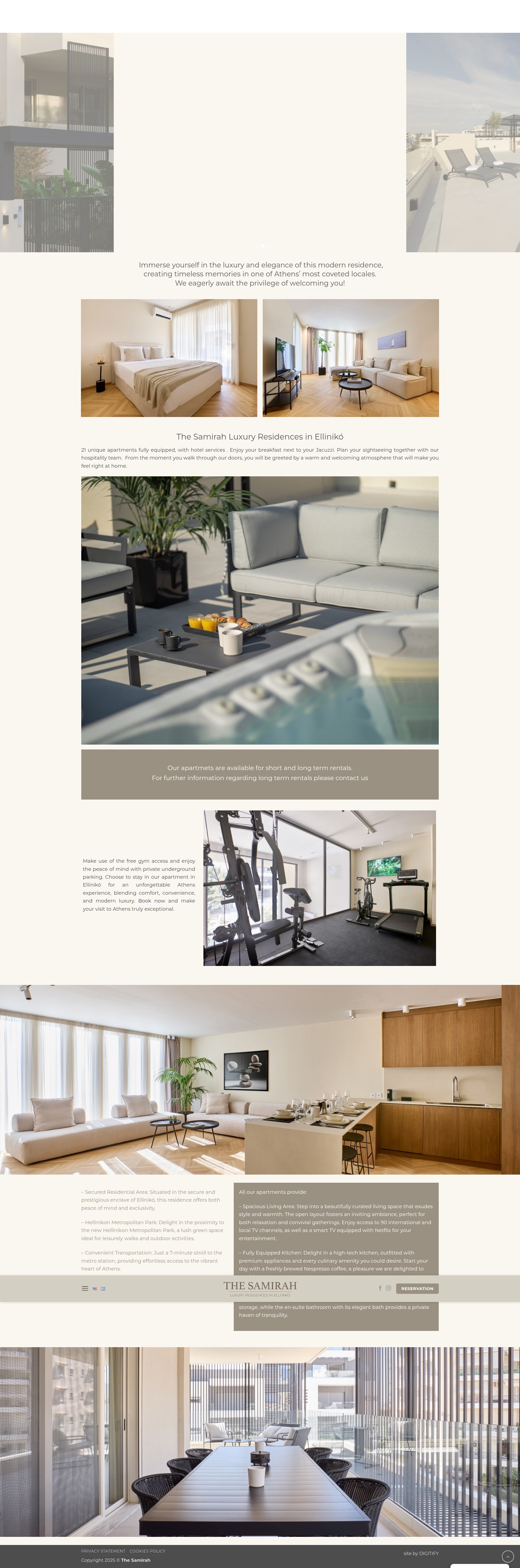 Screenshot of thesamirah.com