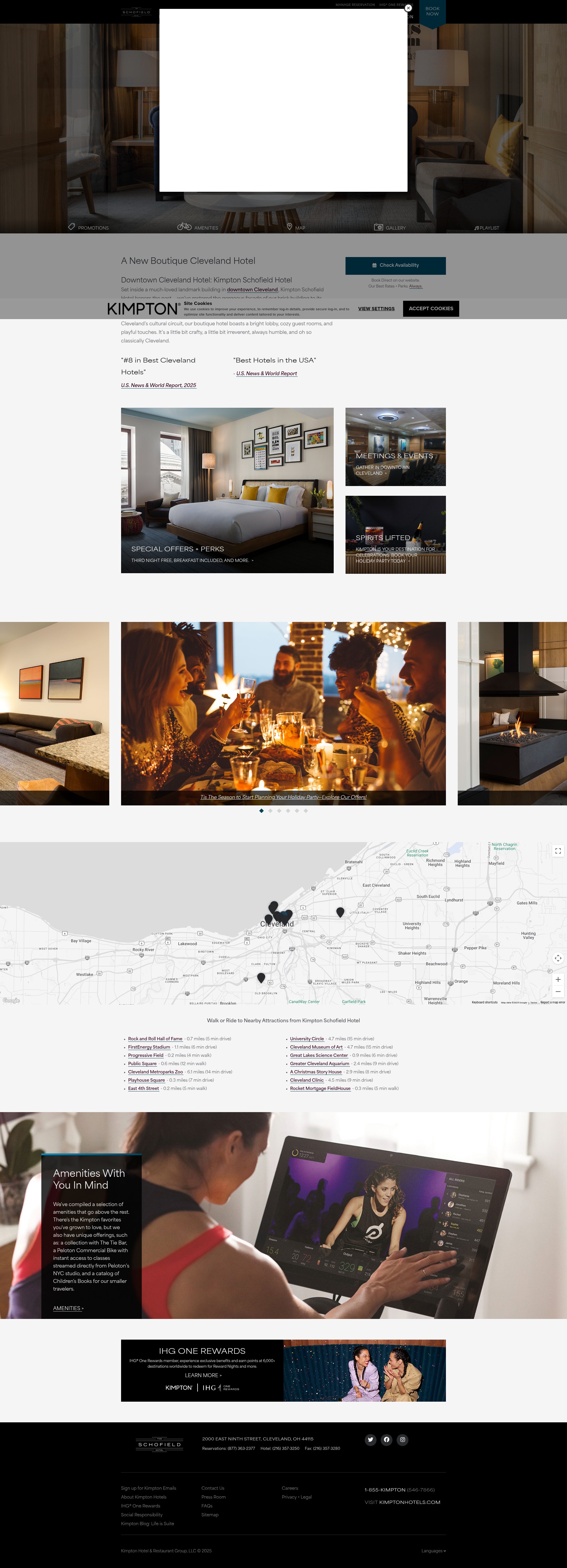 Screenshot of theschofieldhotel.com