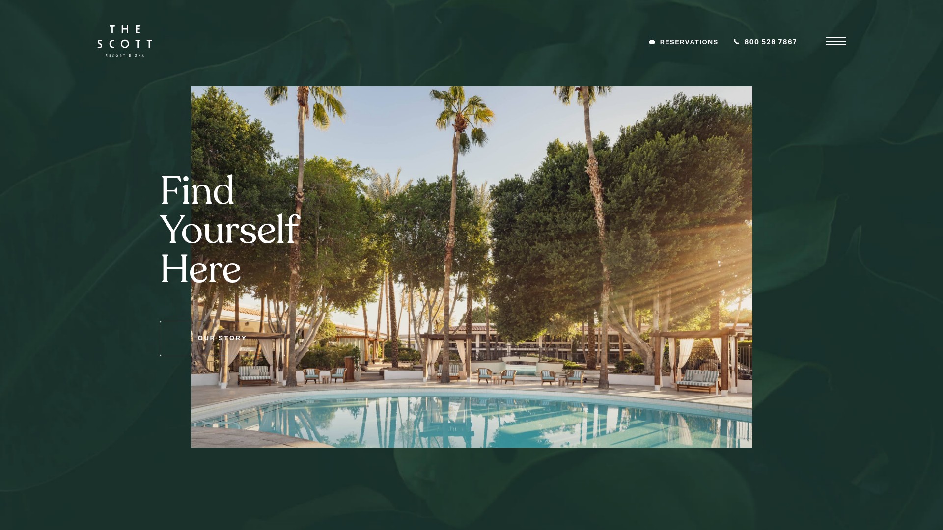 Screenshot of thescottresort.com