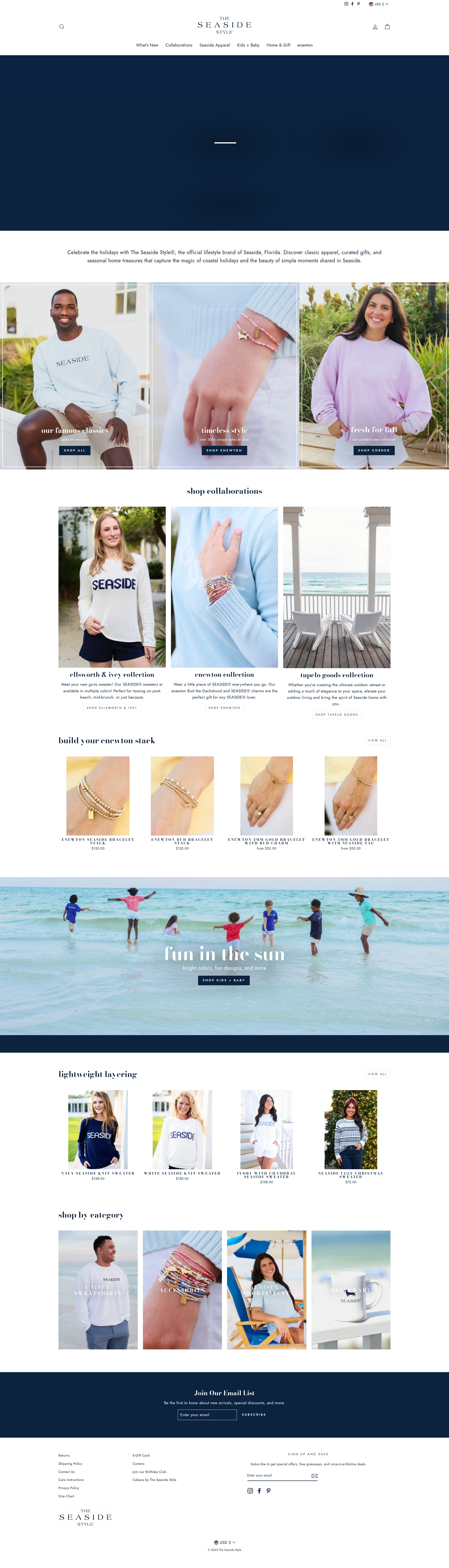 Screenshot of theseasidestyle.com