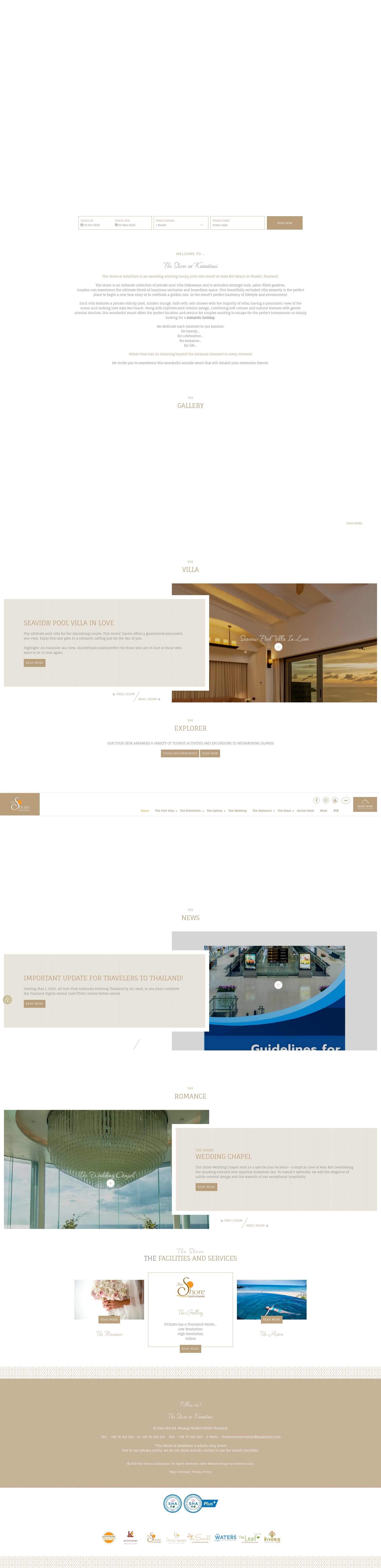 Screenshot of theshorephuket.com