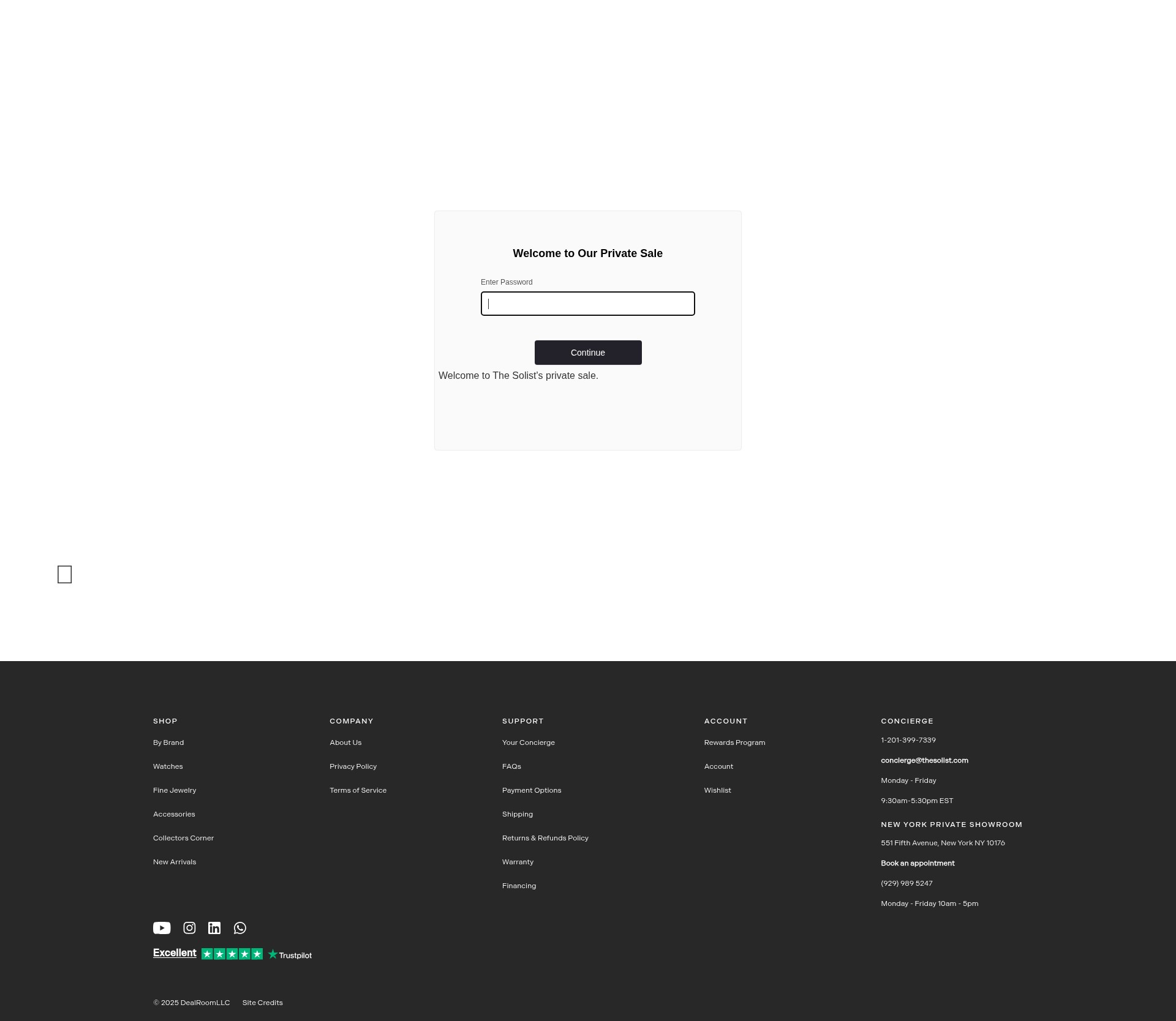 Screenshot of thesolist.com