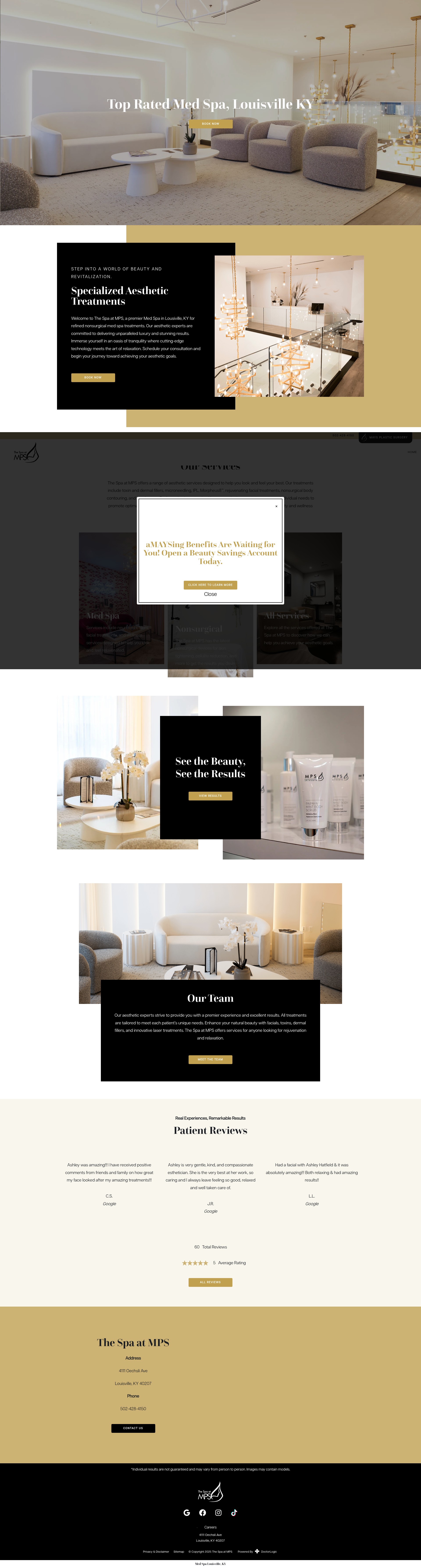 Screenshot of thespaatmps.com
