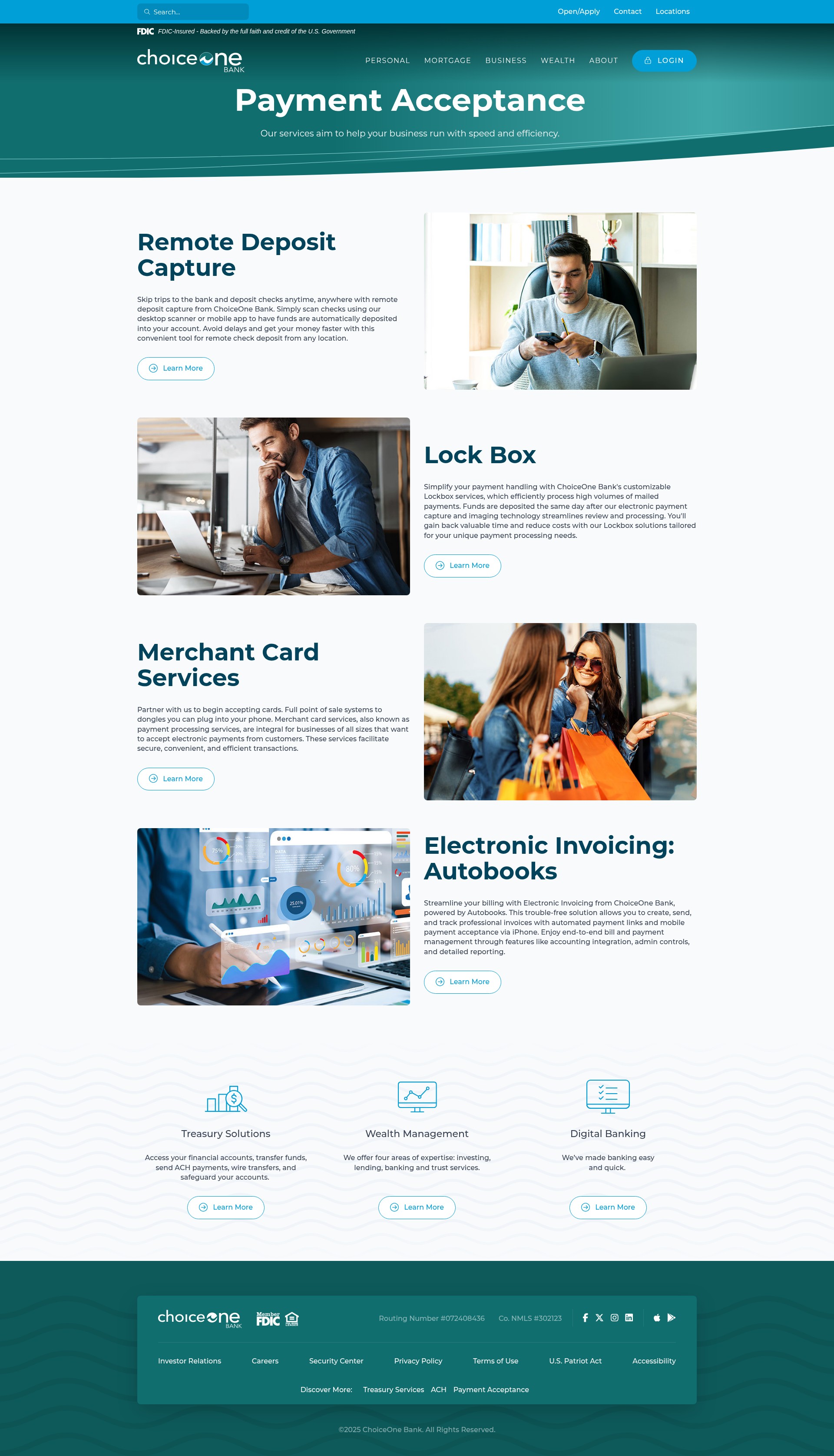 Screenshot of thestatebank.com