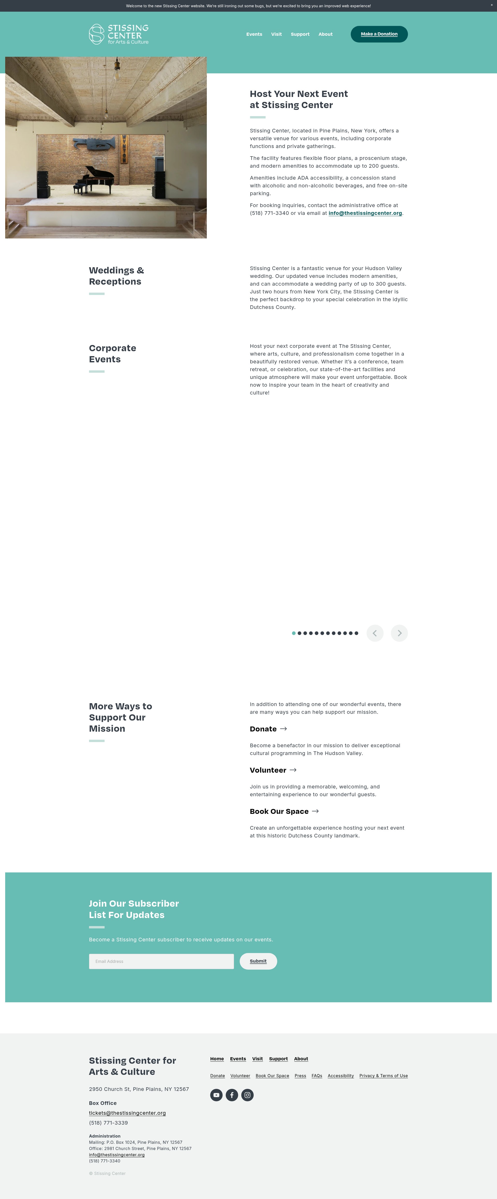 Screenshot of thestissingcenter.org