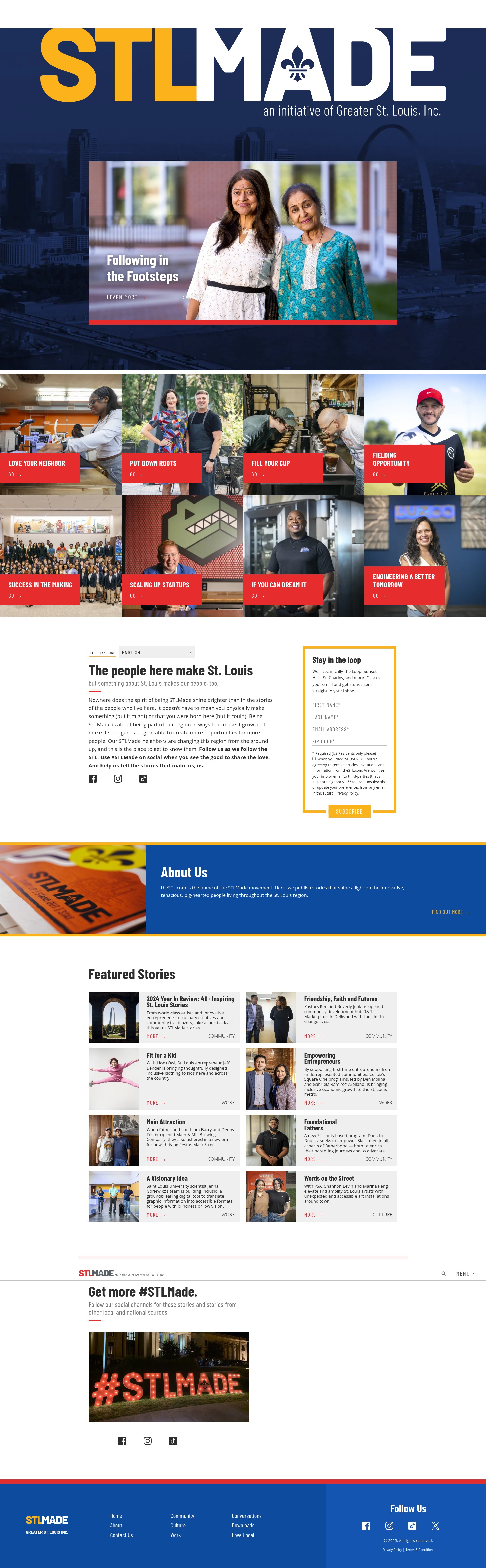Screenshot of thestl.com