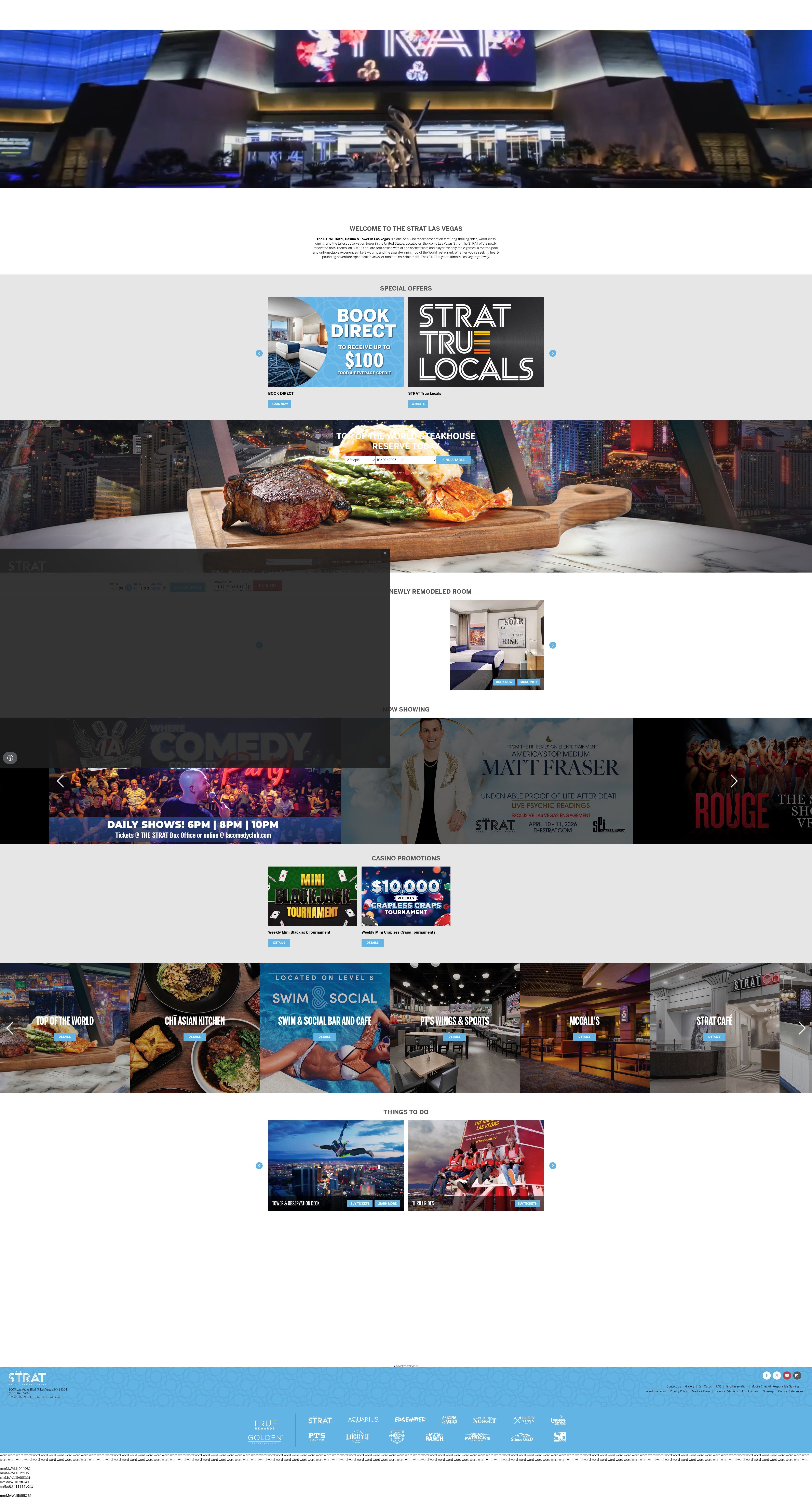 Screenshot of thestrat.com