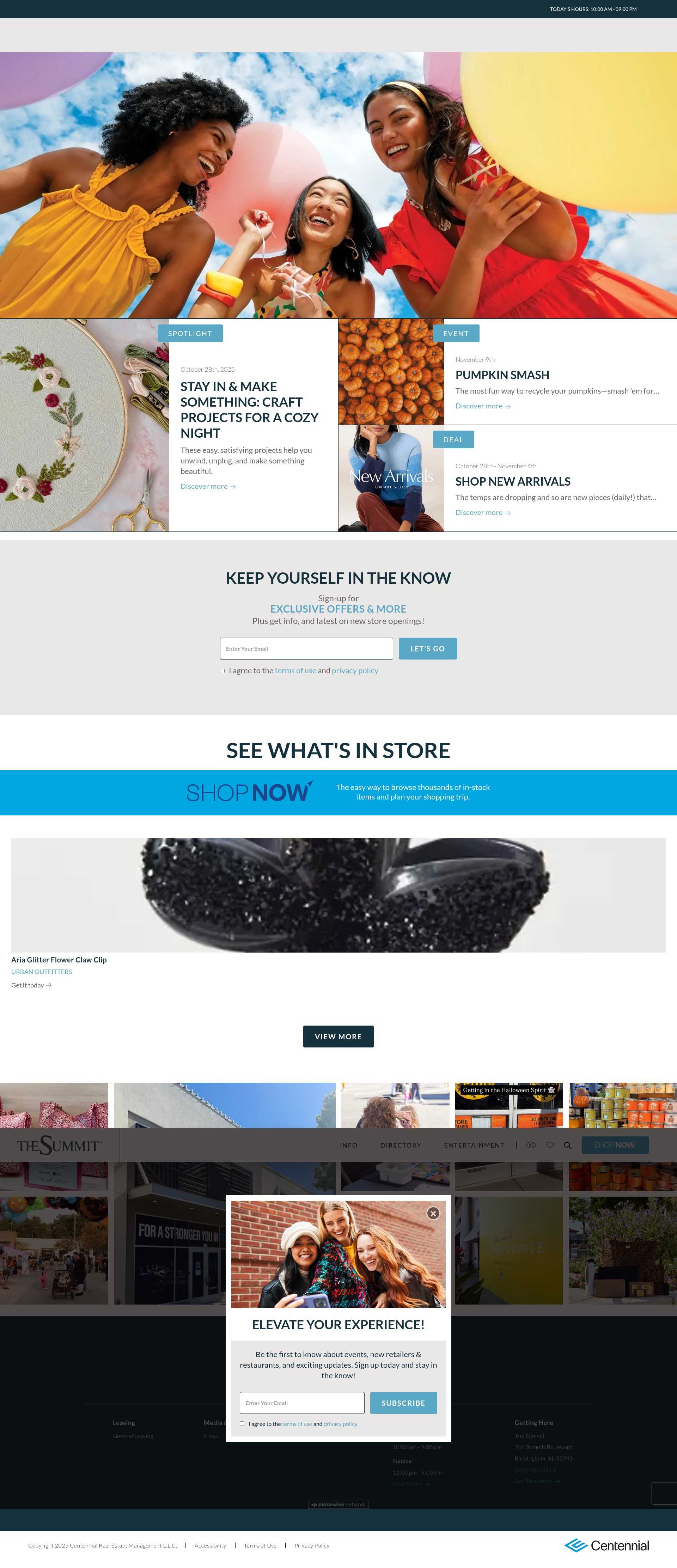 Screenshot of thesummitbirmingham.com