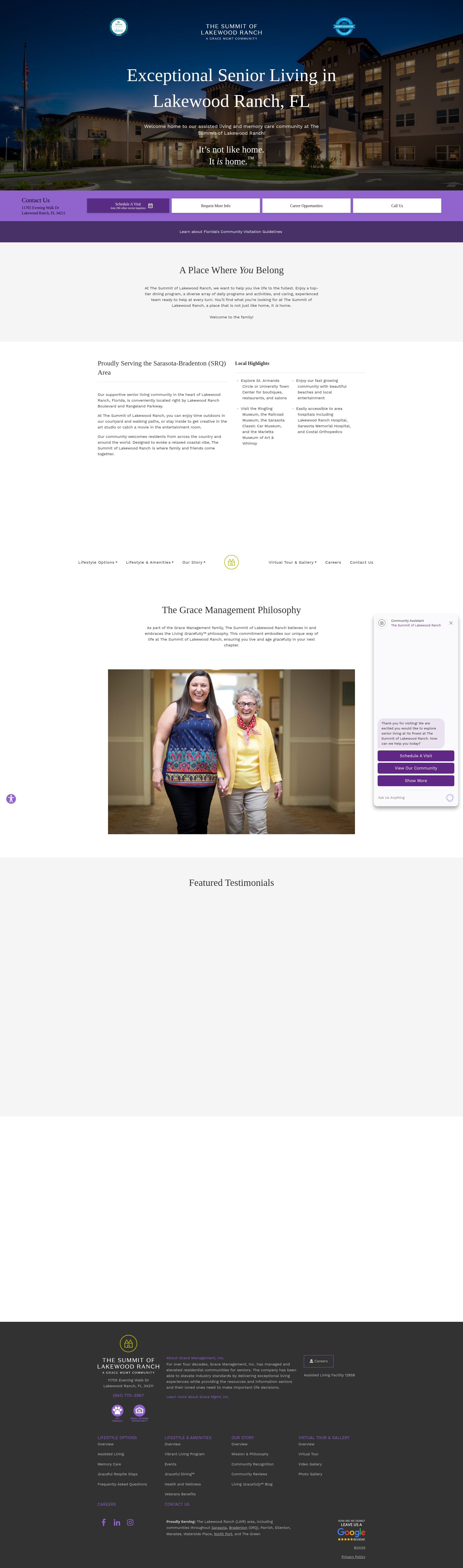 Screenshot of thesummitoflakewoodranch.com